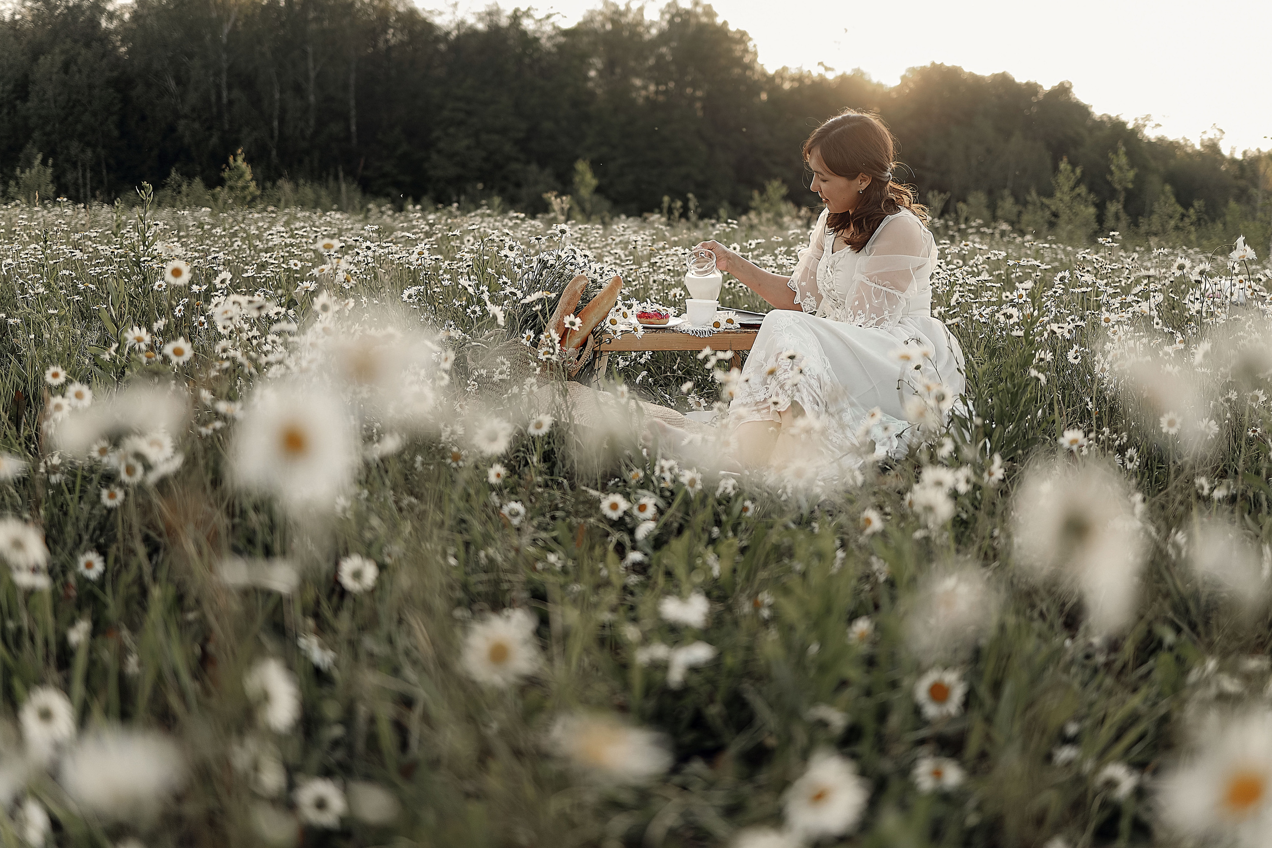 Фотосессия в ромашках. Иванова Ирина Свадебный и семейный фотограф г. Уфа