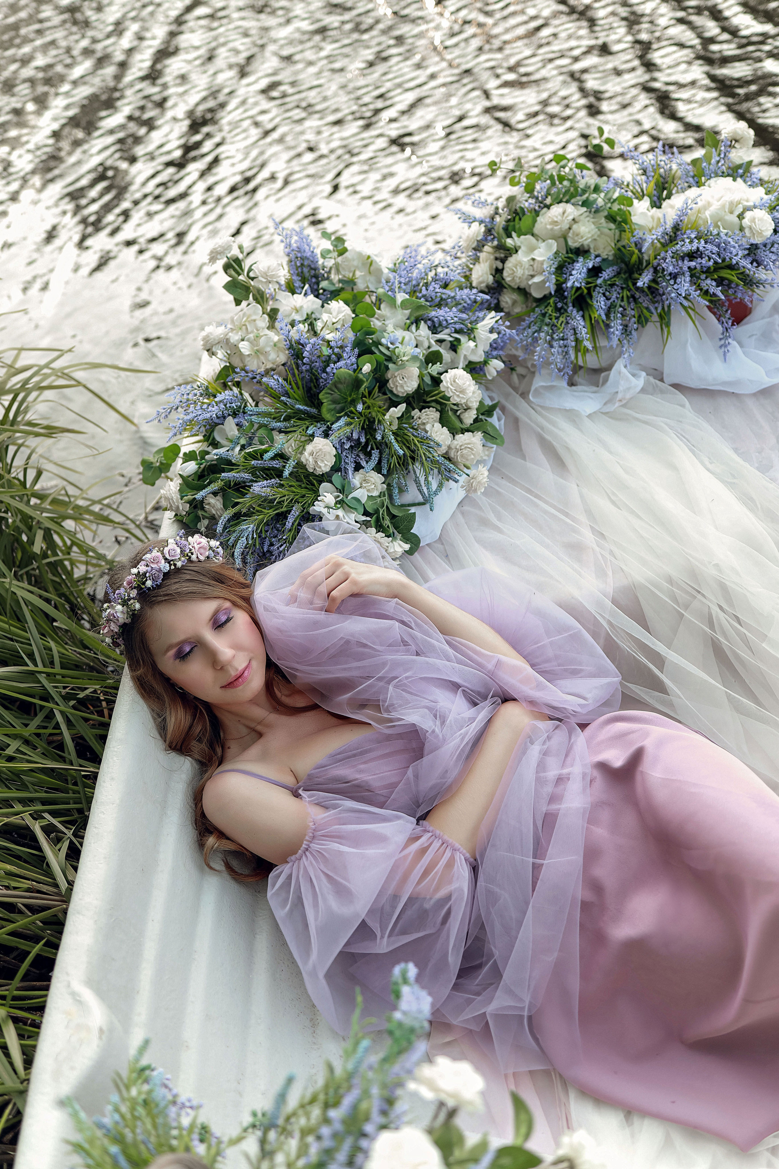 Съемка на лодке и с мольбертом. Иванова Ирина Свадебный и семейный фотограф г. Уфа