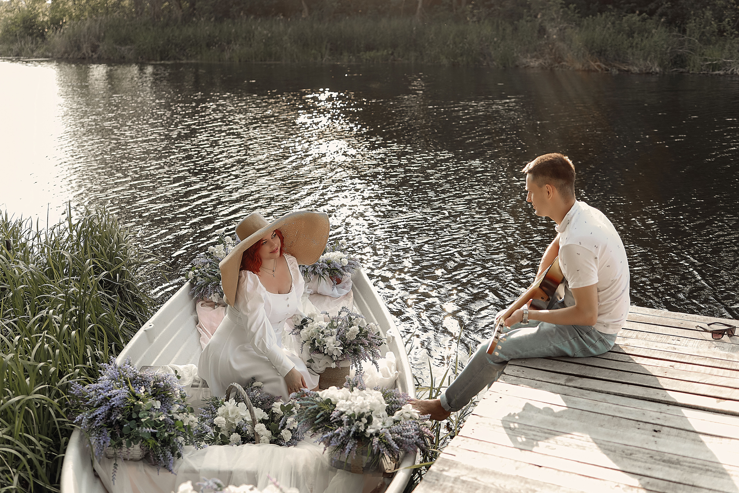 Лав история на лодке. Иванова Ирина Свадебный и семейный фотограф г. Уфа