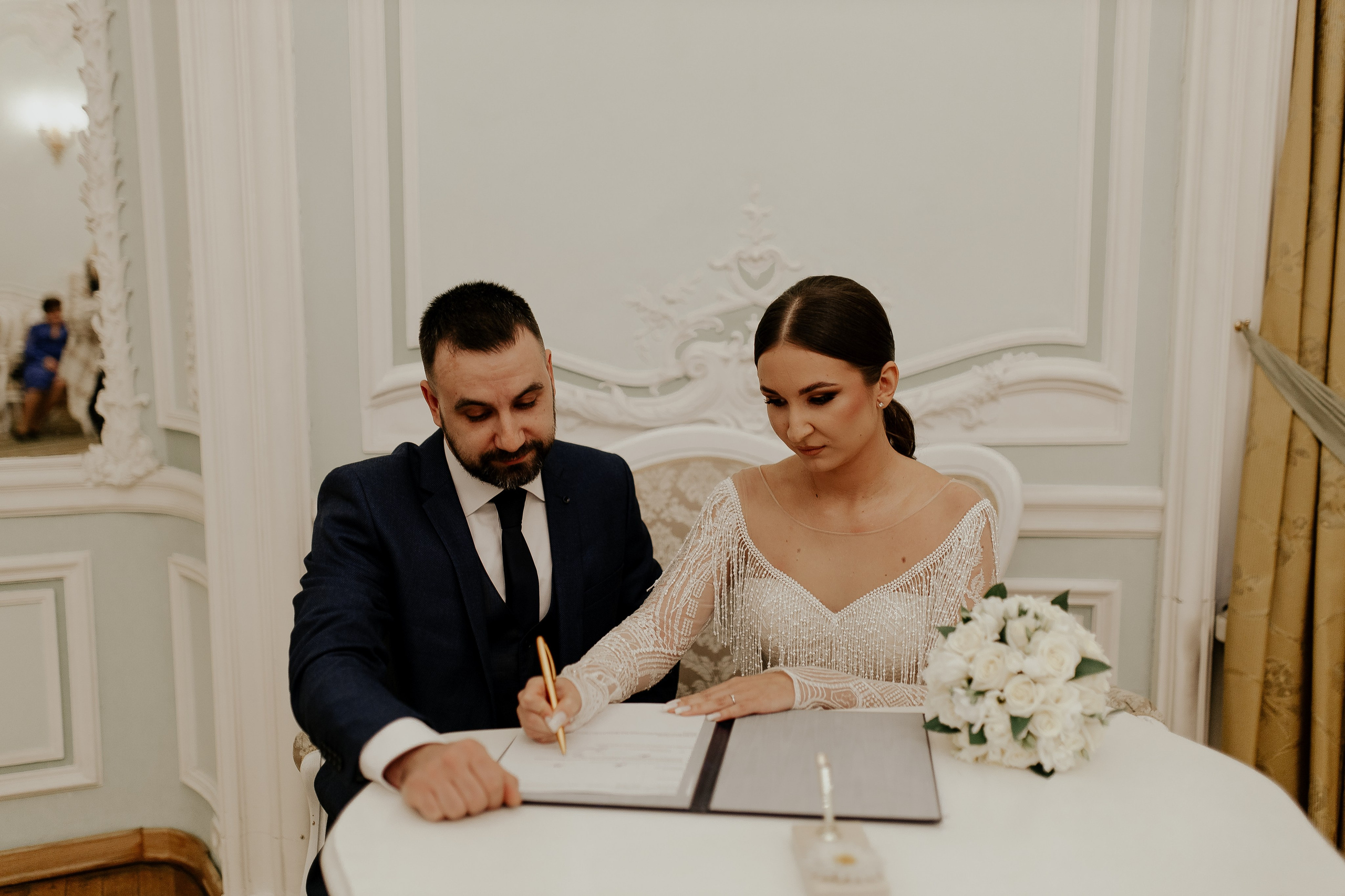 Свадьба в Петроградском ЗАГСе. Фотограф в Санкт-Петербурге Лиза Семченкова