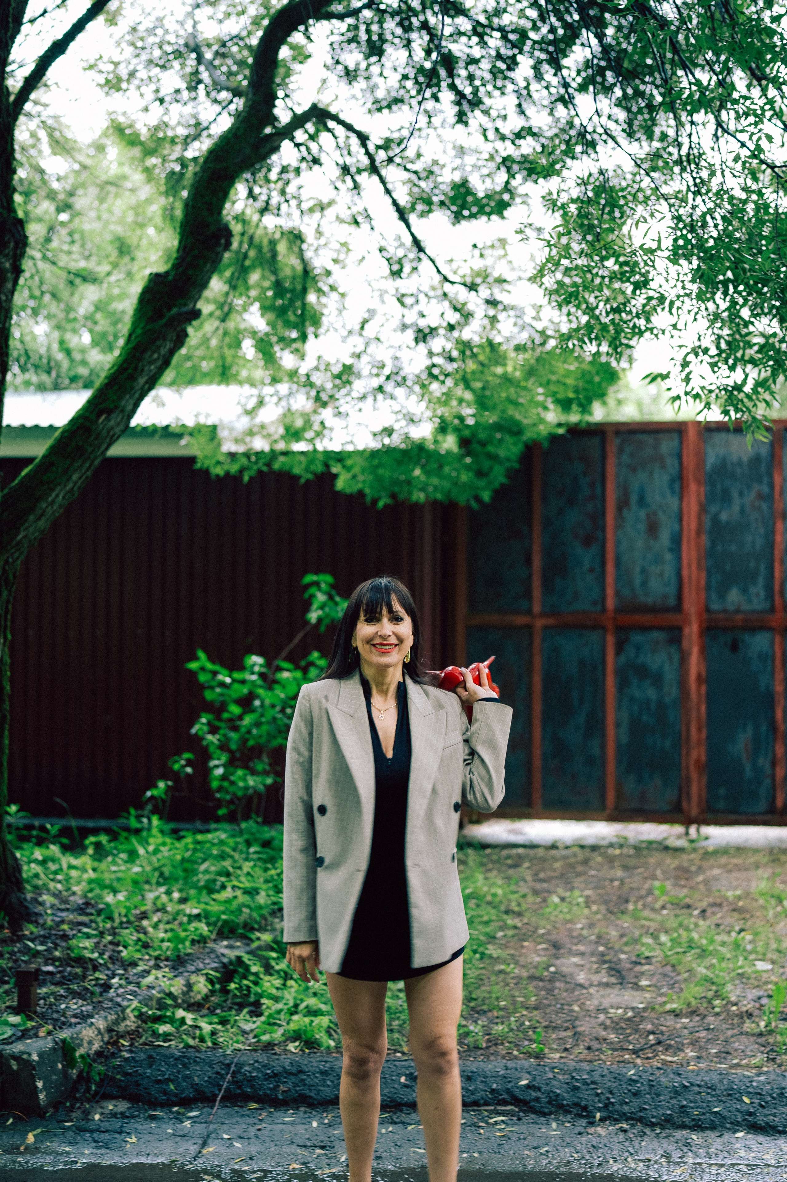 Галина (прогулка под дождём). Фотограф в Москве