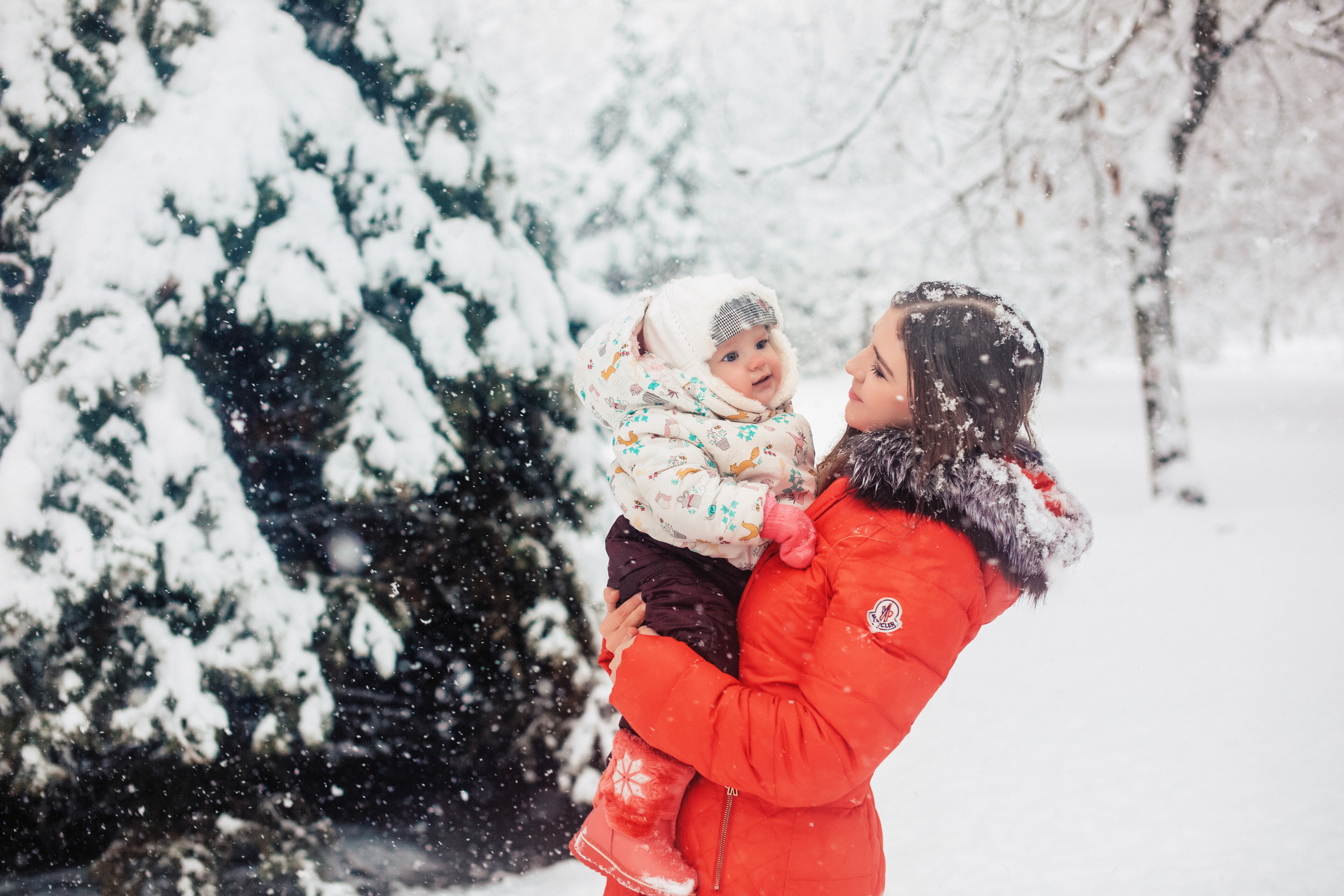 Снежная прогулка «Рождественский парк». Свадебный и семейный фотограф/видеограф в Краснодаре Наталья Осинская