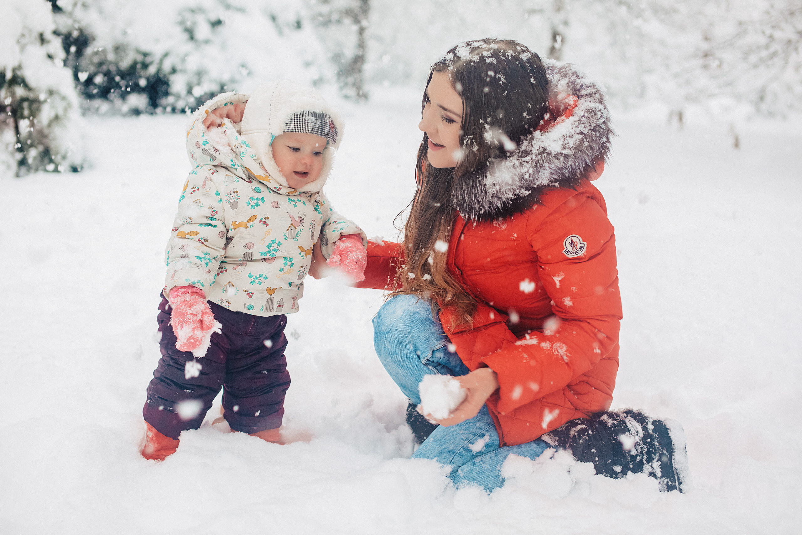 Снежная прогулка «Рождественский парк». Свадебный и семейный фотограф/видеограф в Краснодаре Наталья Осинская