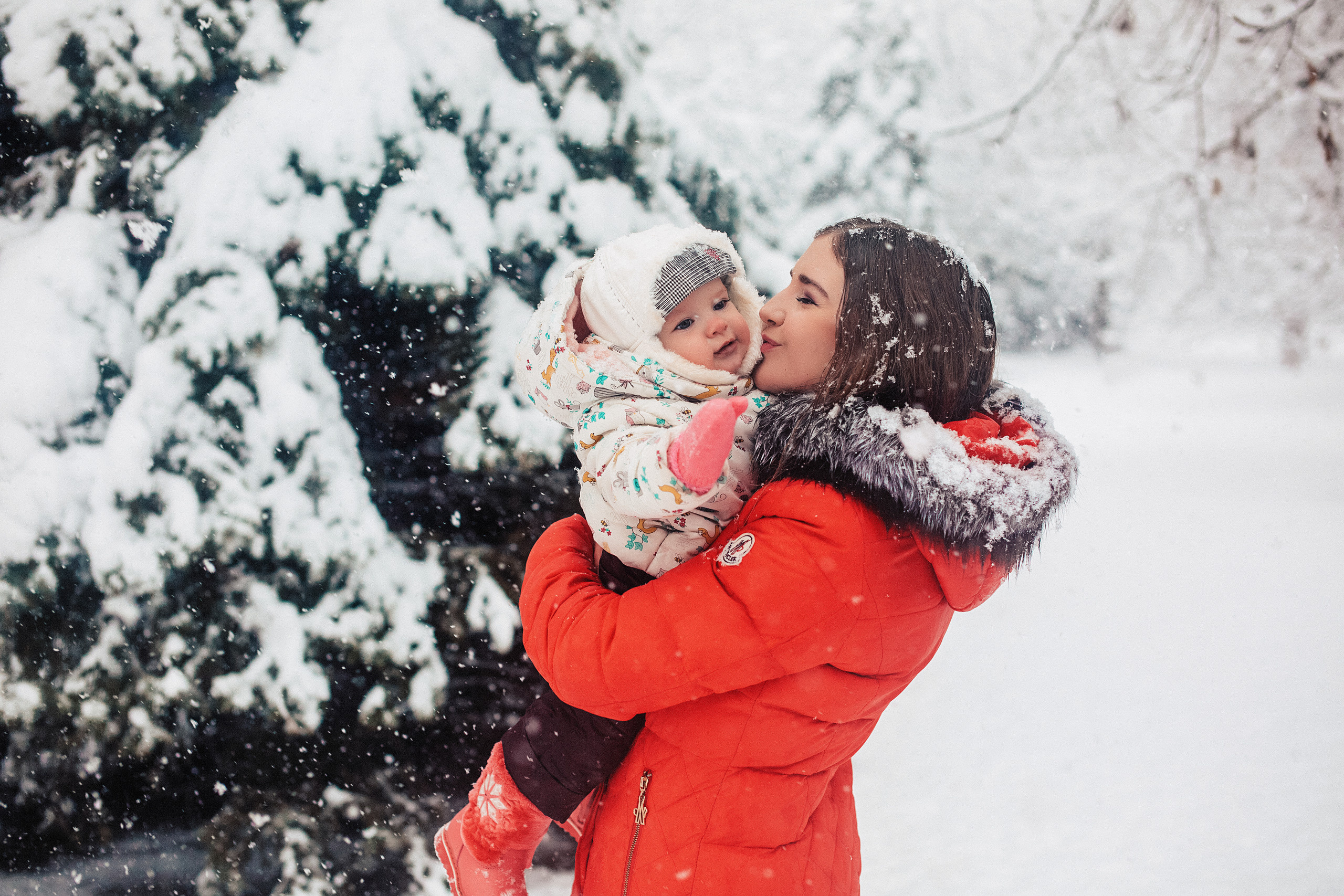 Снежная прогулка «Рождественский парк». Свадебный и семейный фотограф/видеограф в Краснодаре Наталья Осинская