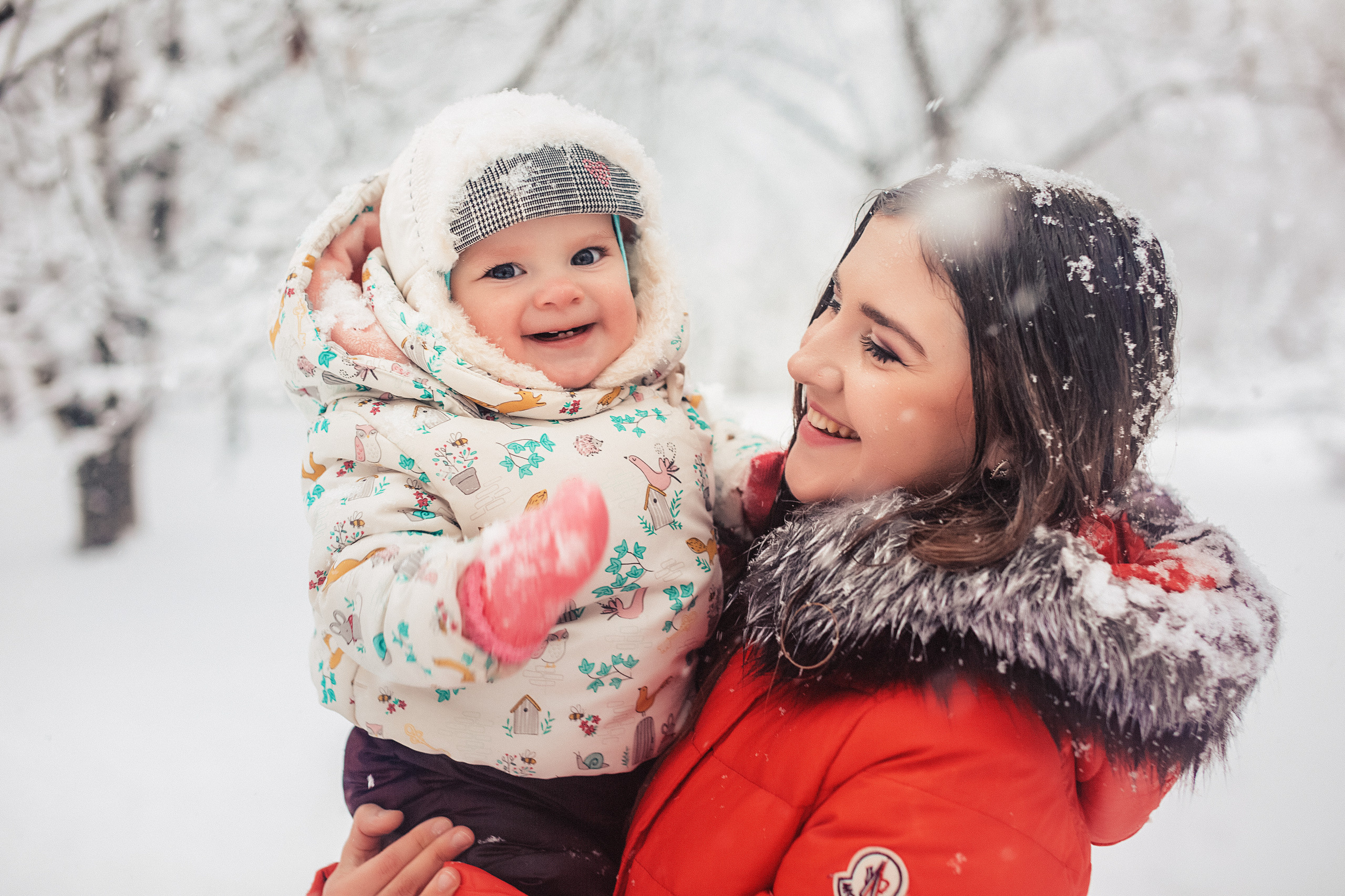 Снежная прогулка «Рождественский парк». Свадебный и семейный фотограф/видеограф в Краснодаре Наталья Осинская