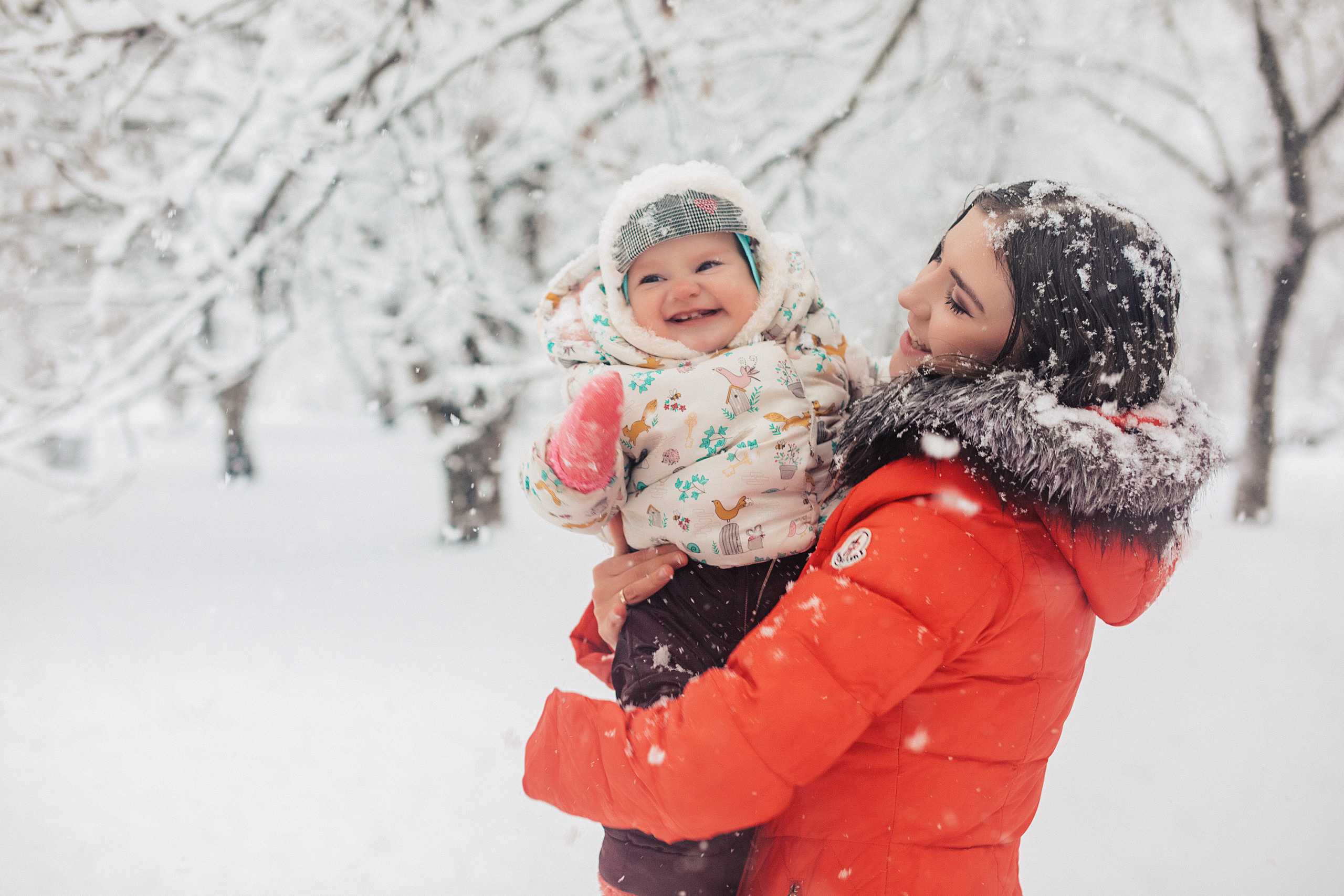 Снежная прогулка «Рождественский парк». Свадебный и семейный фотограф/видеограф в Краснодаре Наталья Осинская