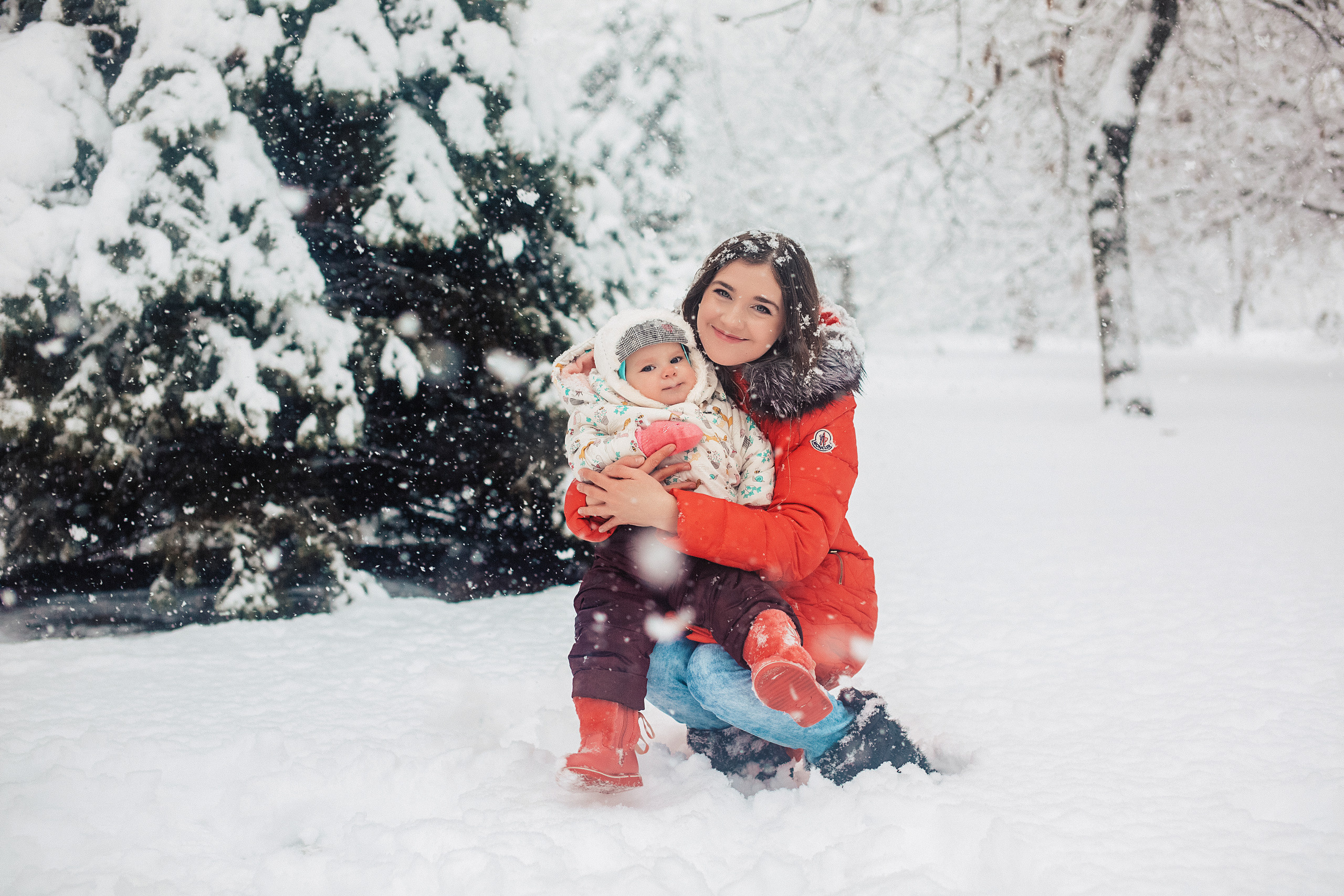 Снежная прогулка «Рождественский парк». Свадебный и семейный фотограф/видеограф в Краснодаре Наталья Осинская