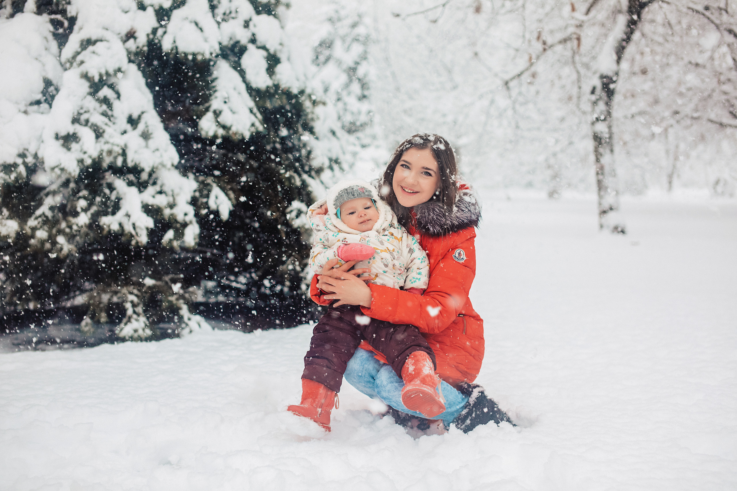 Снежная прогулка «Рождественский парк». Свадебный и семейный фотограф/видеограф в Краснодаре Наталья Осинская
