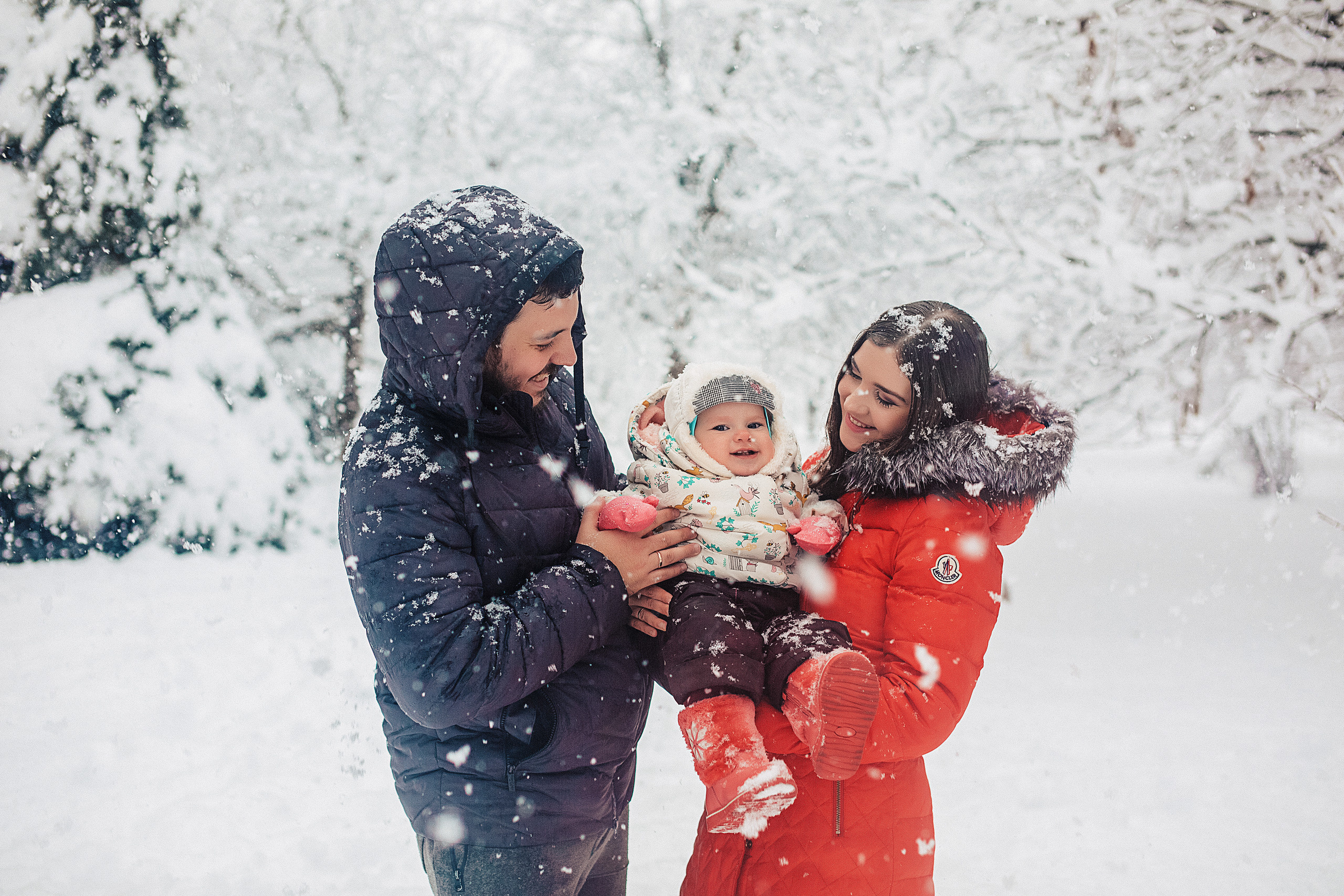 Снежная прогулка «Рождественский парк». Свадебный и семейный фотограф/видеограф в Краснодаре Наталья Осинская