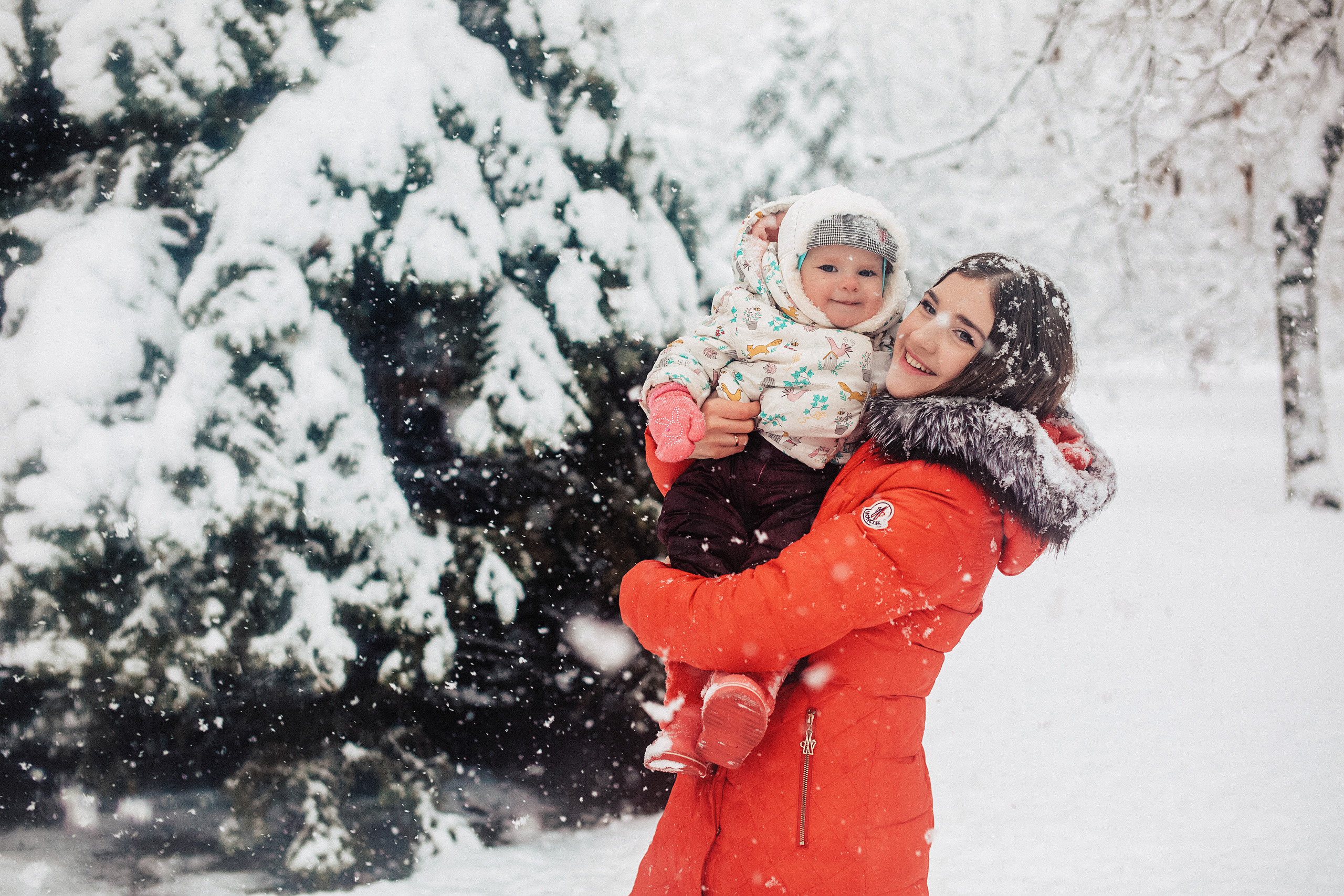 Снежная прогулка «Рождественский парк». Свадебный и семейный фотограф/видеограф в Краснодаре Наталья Осинская