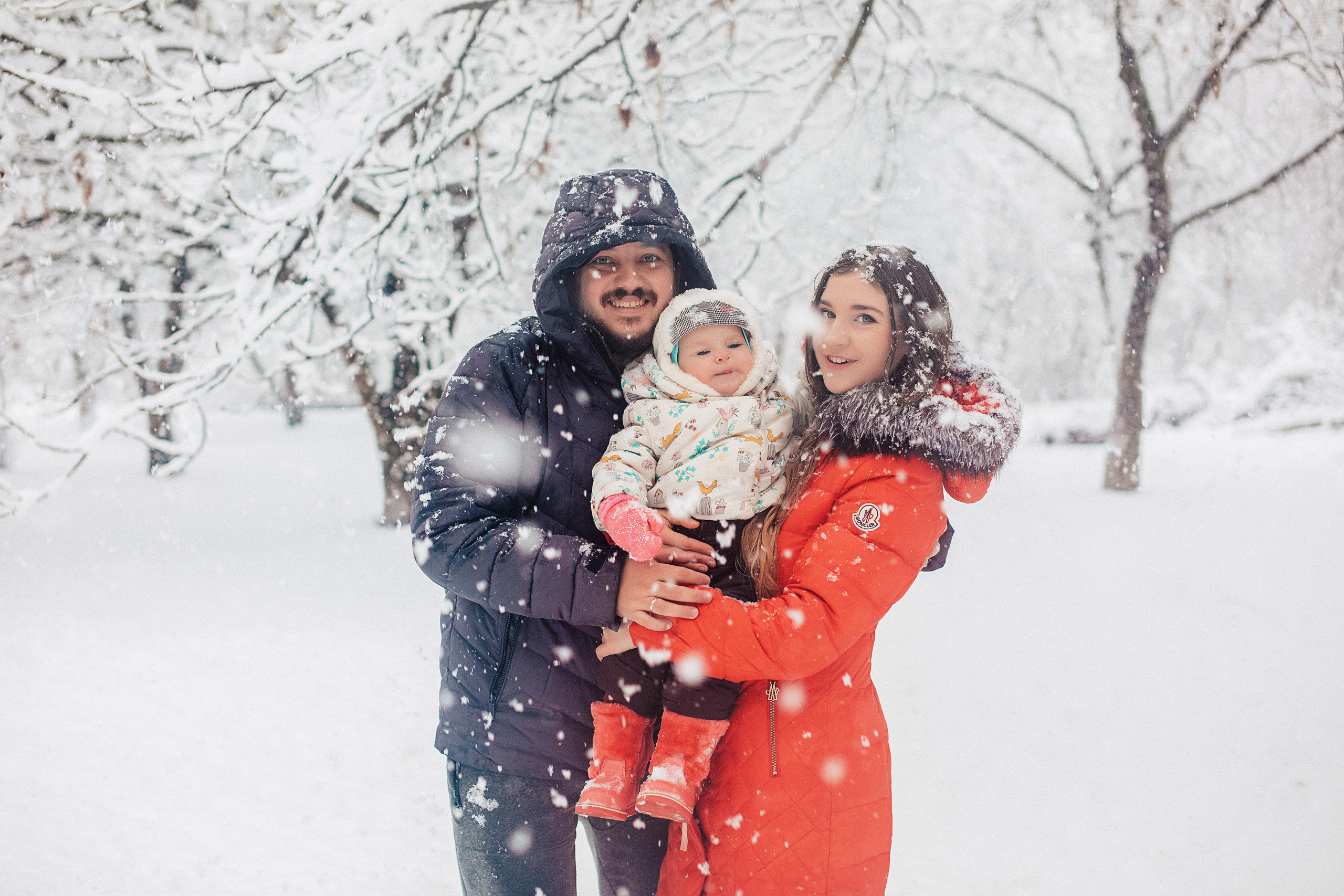 Снежная прогулка «Рождественский парк». Свадебный и семейный фотограф/видеограф в Краснодаре Наталья Осинская