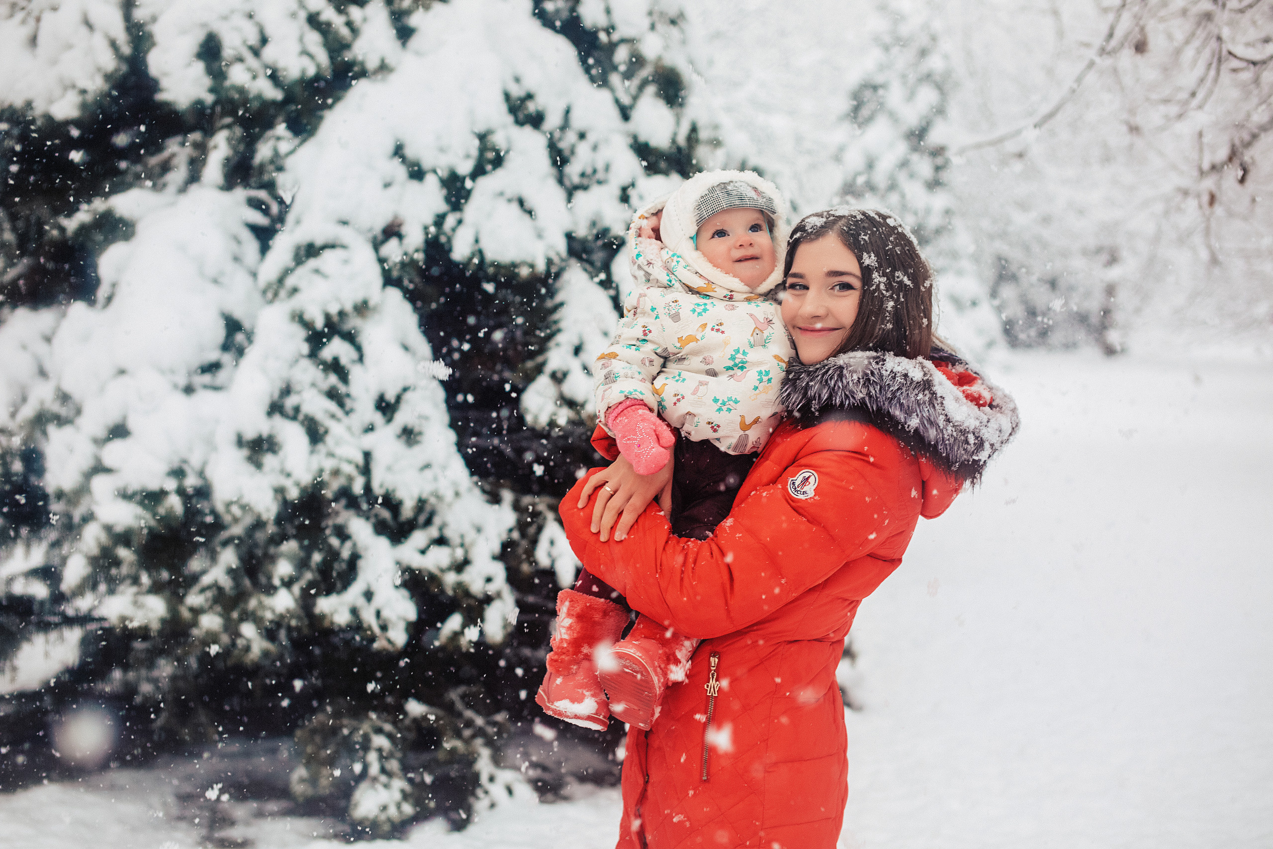 Снежная прогулка «Рождественский парк». Свадебный и семейный фотограф/видеограф в Краснодаре Наталья Осинская