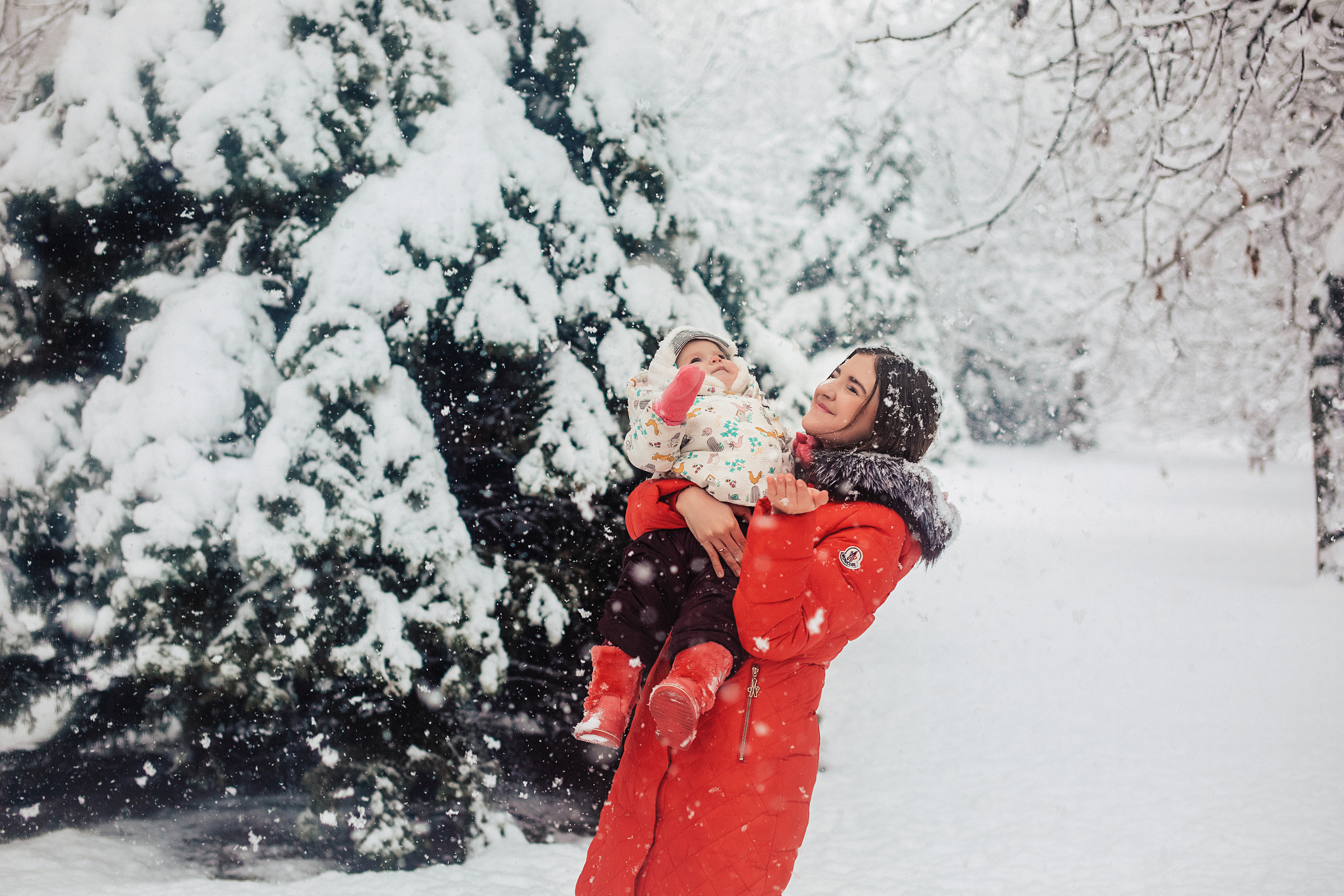 Снежная прогулка «Рождественский парк». Свадебный и семейный фотограф/видеограф в Краснодаре Наталья Осинская