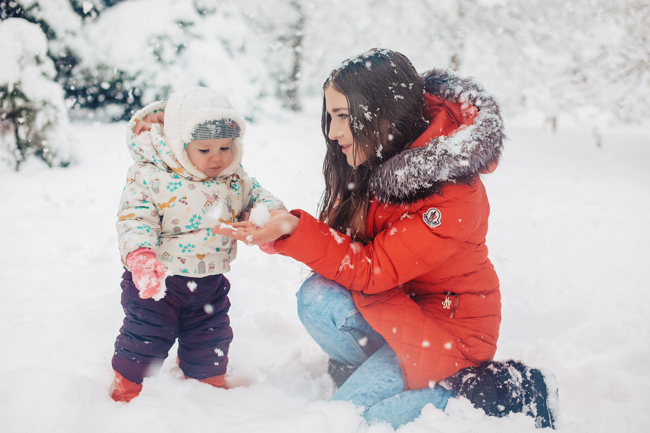Снежная прогулка «Рождественский парк». Свадебный и семейный фотограф/видеограф в Краснодаре Наталья Осинская