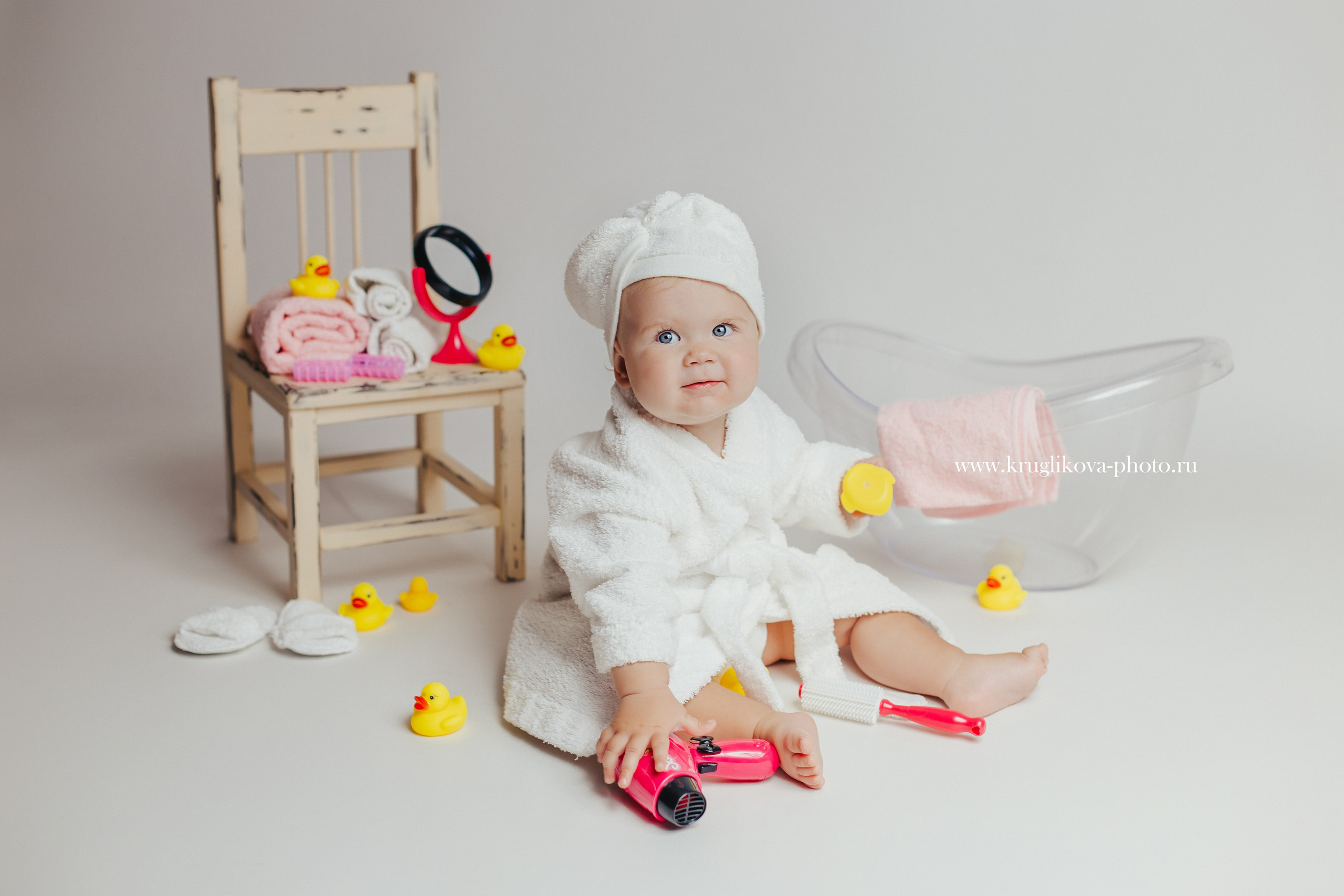 Фотосессия годика для девочки. Фотограф новорожденных и детский в Сергиевом Посаде Кругликова Юлия