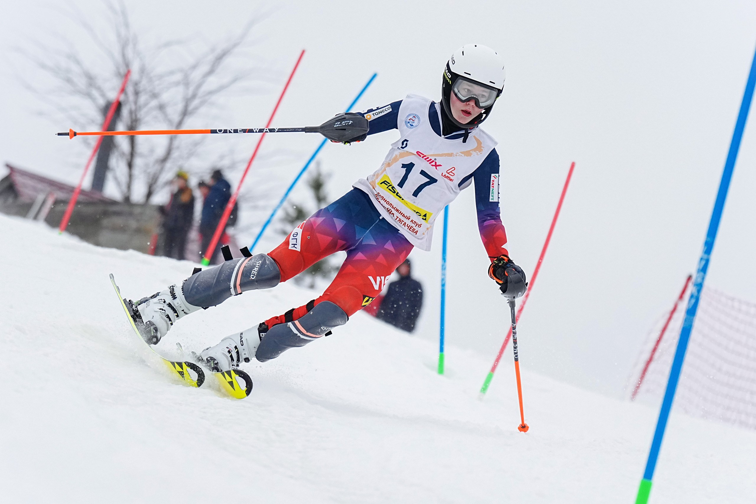 Горные лыжи. Первенство МО, SL U14, U16. Фотограф Студитский Евгений