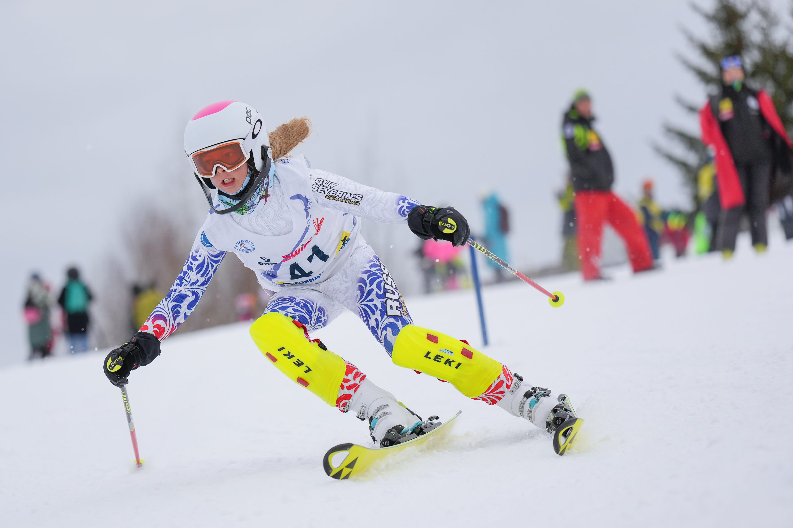SL (Slalom) - Слалом. Соревнования по горнолыжному спорту. Московская область, Шуколово