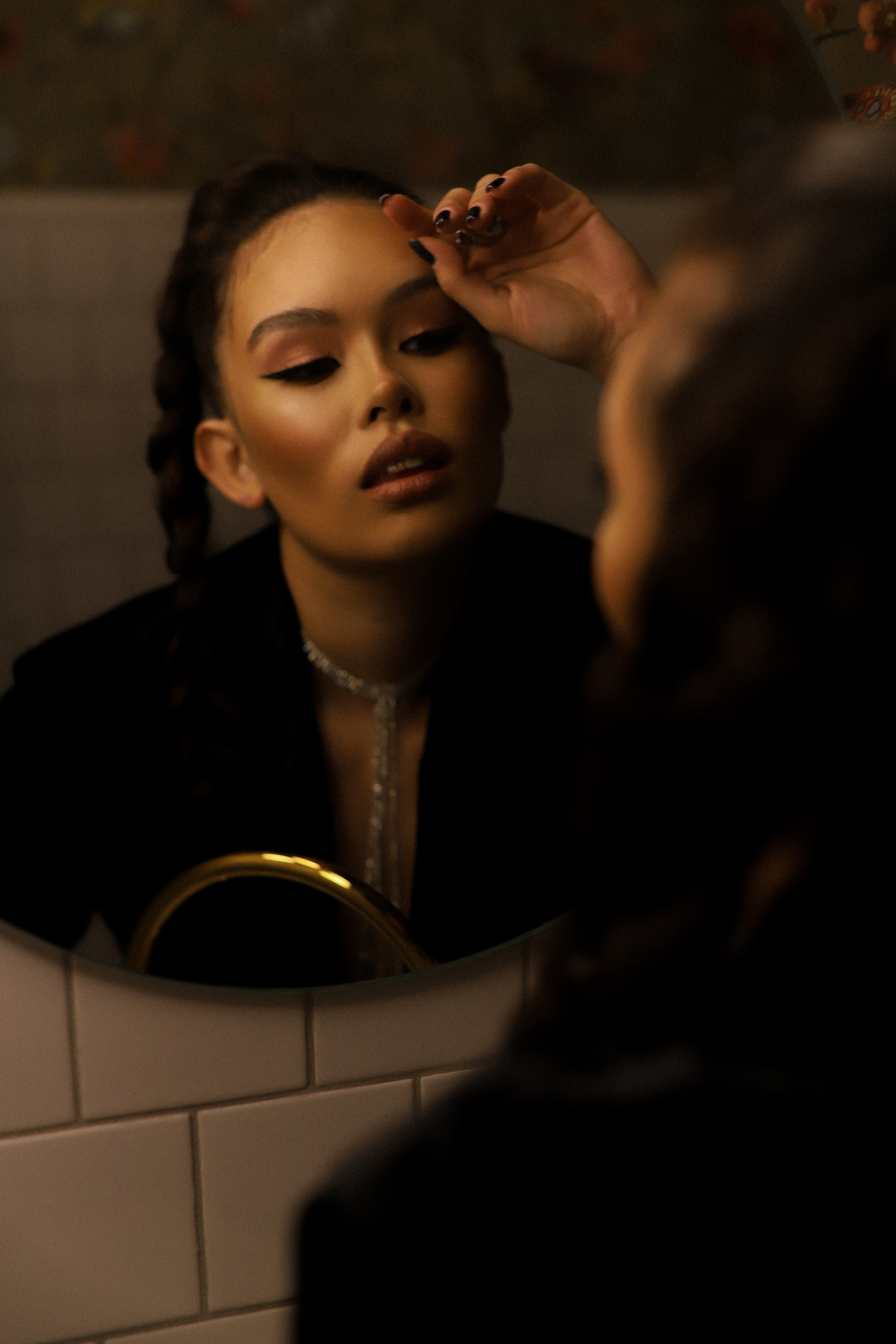 Надя, съемка в кофейне