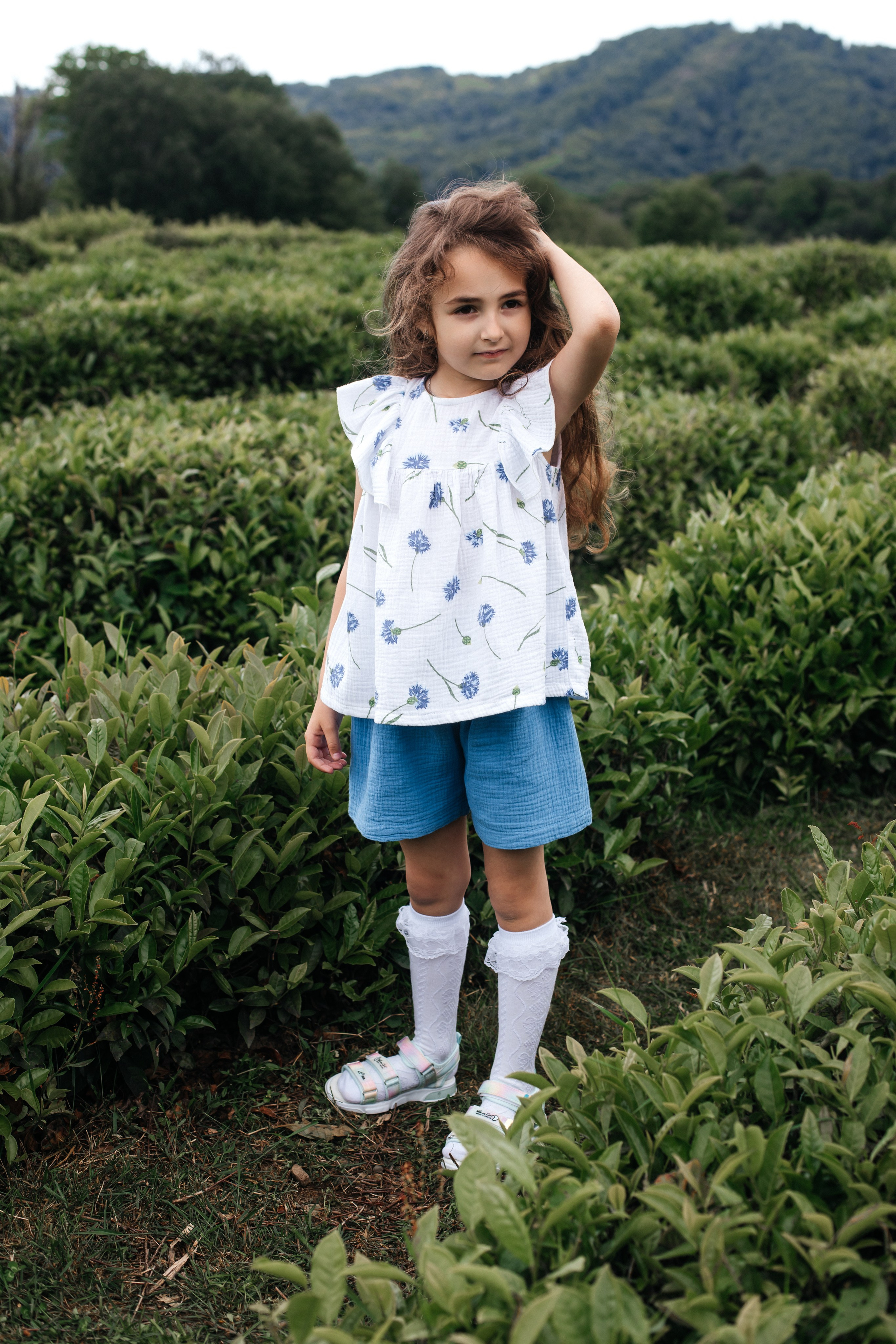 Tea plantation. Efimova Model Agency