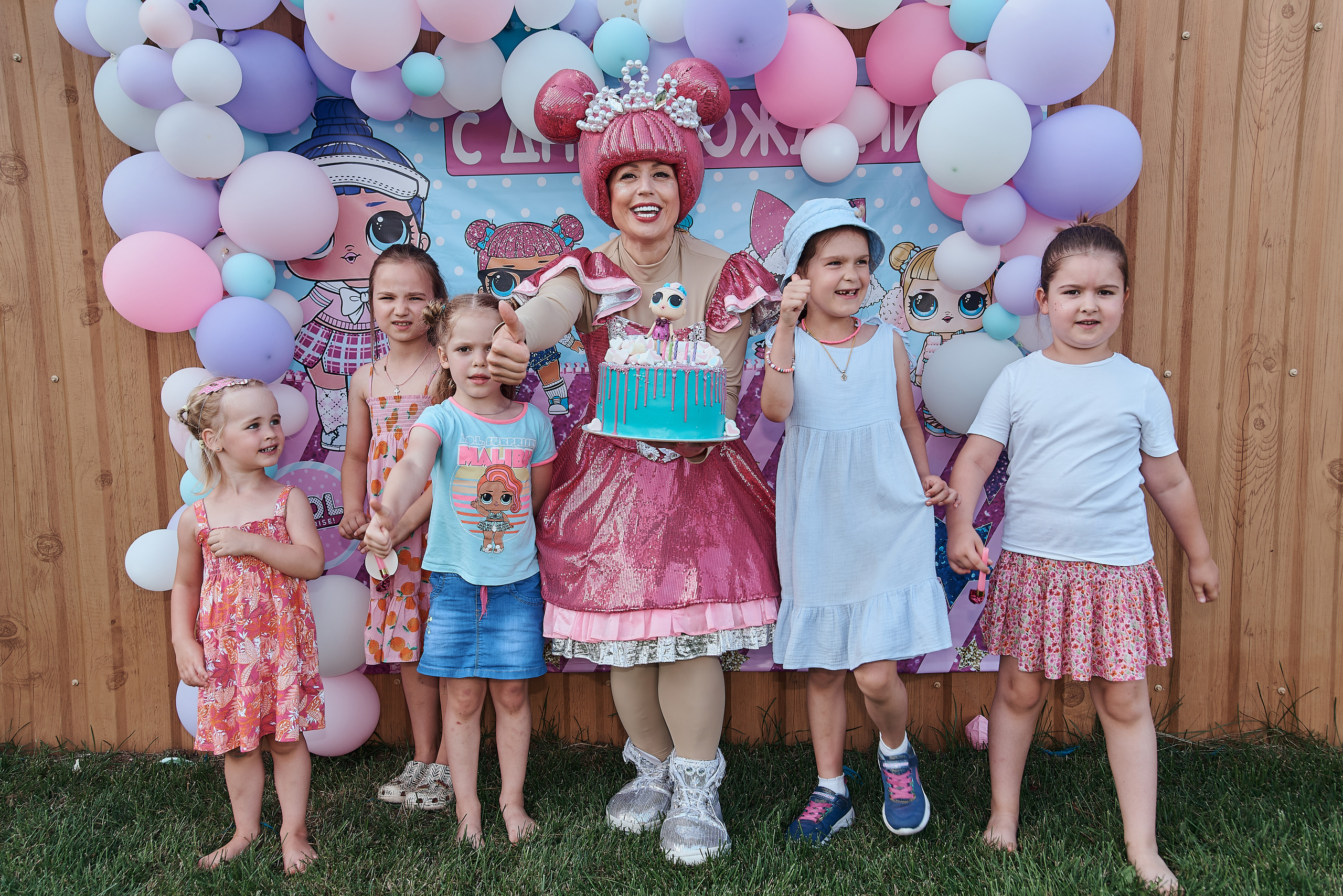 День рождения в стиле куклы ЛОЛ. Фотограф Москва Софа Ревчук