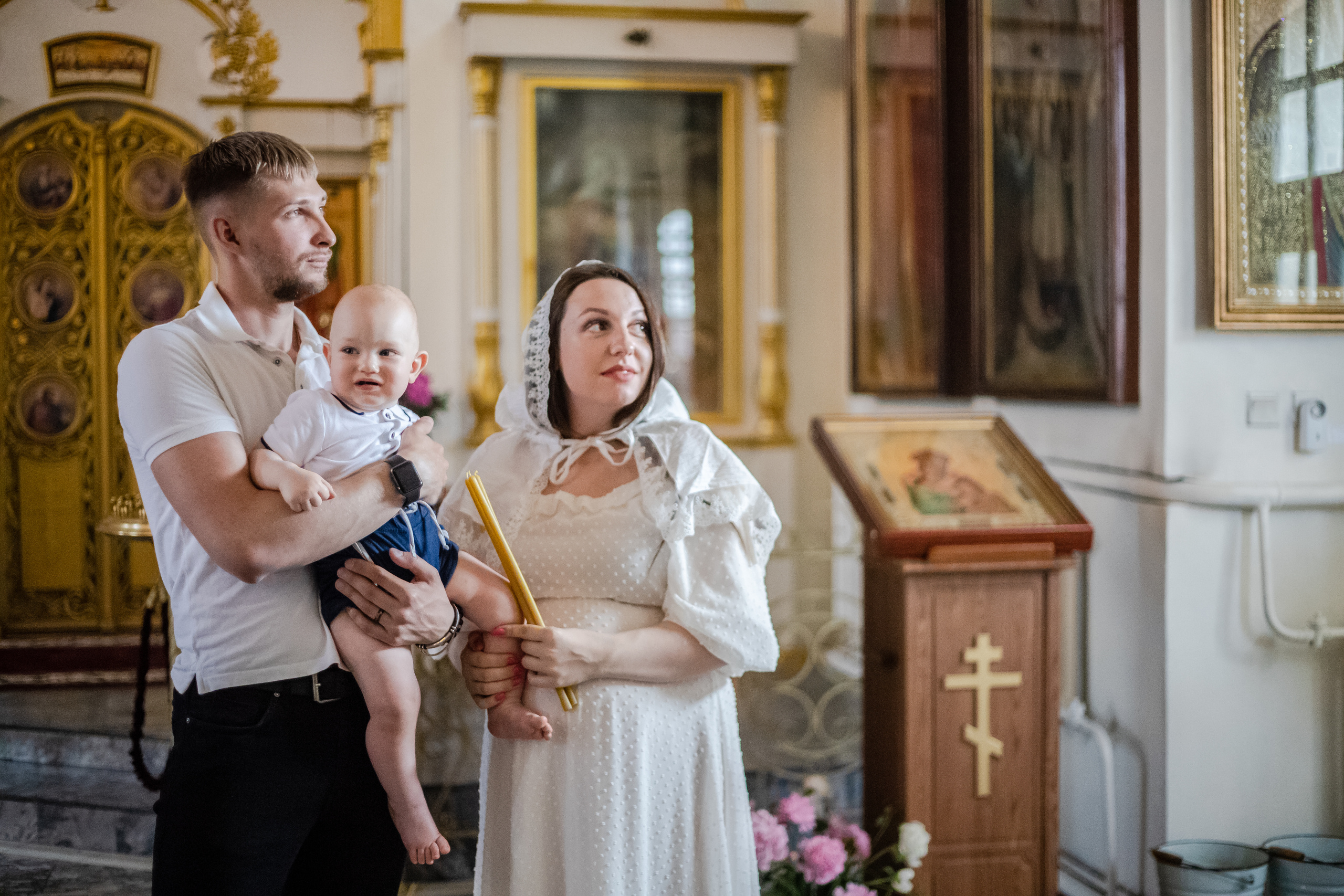 Съёмка таинство крещения. Свадебный фотограф в Москве