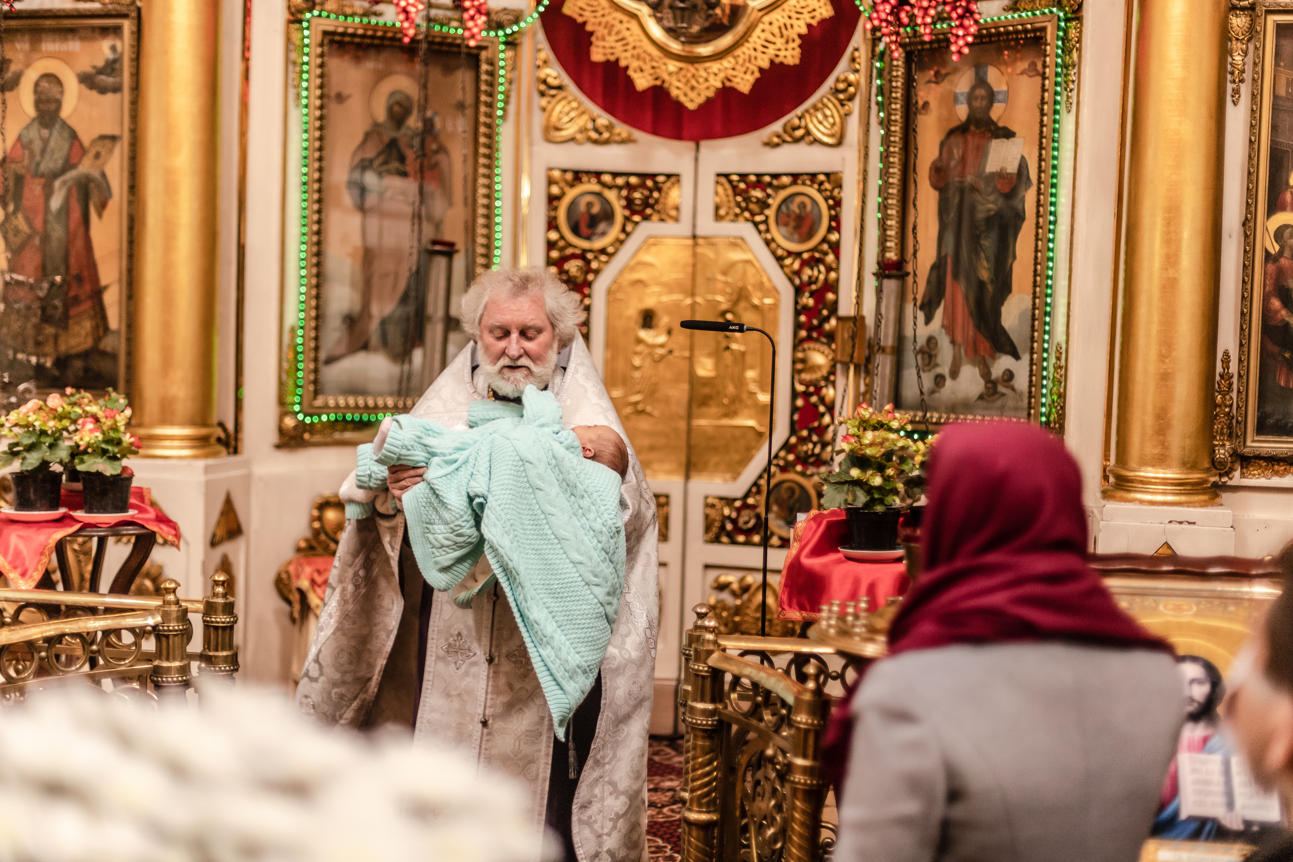 Съёмка таинство крещения. Свадебный фотограф в Москве