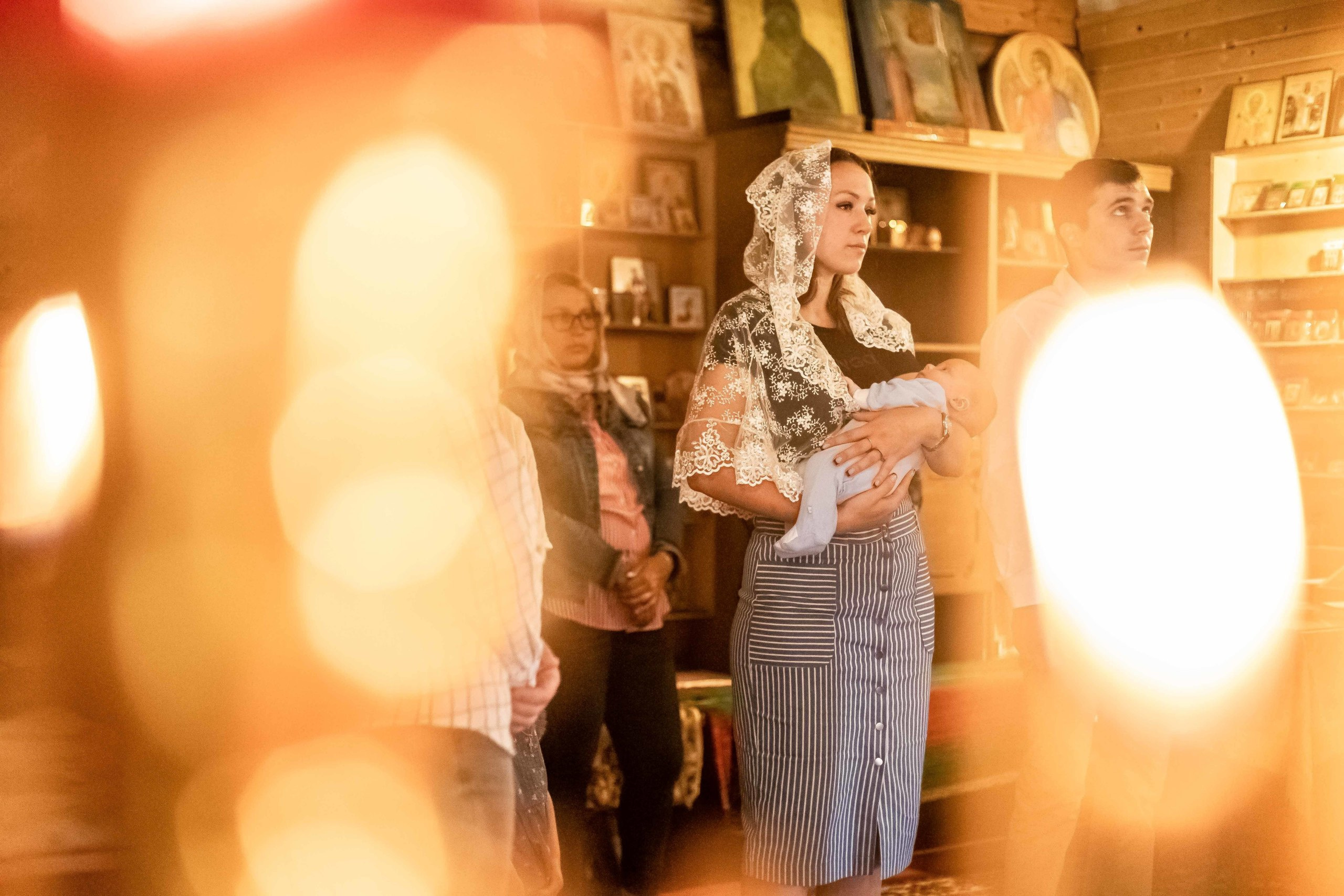 Съёмка таинство крещения. Свадебный фотограф в Москве