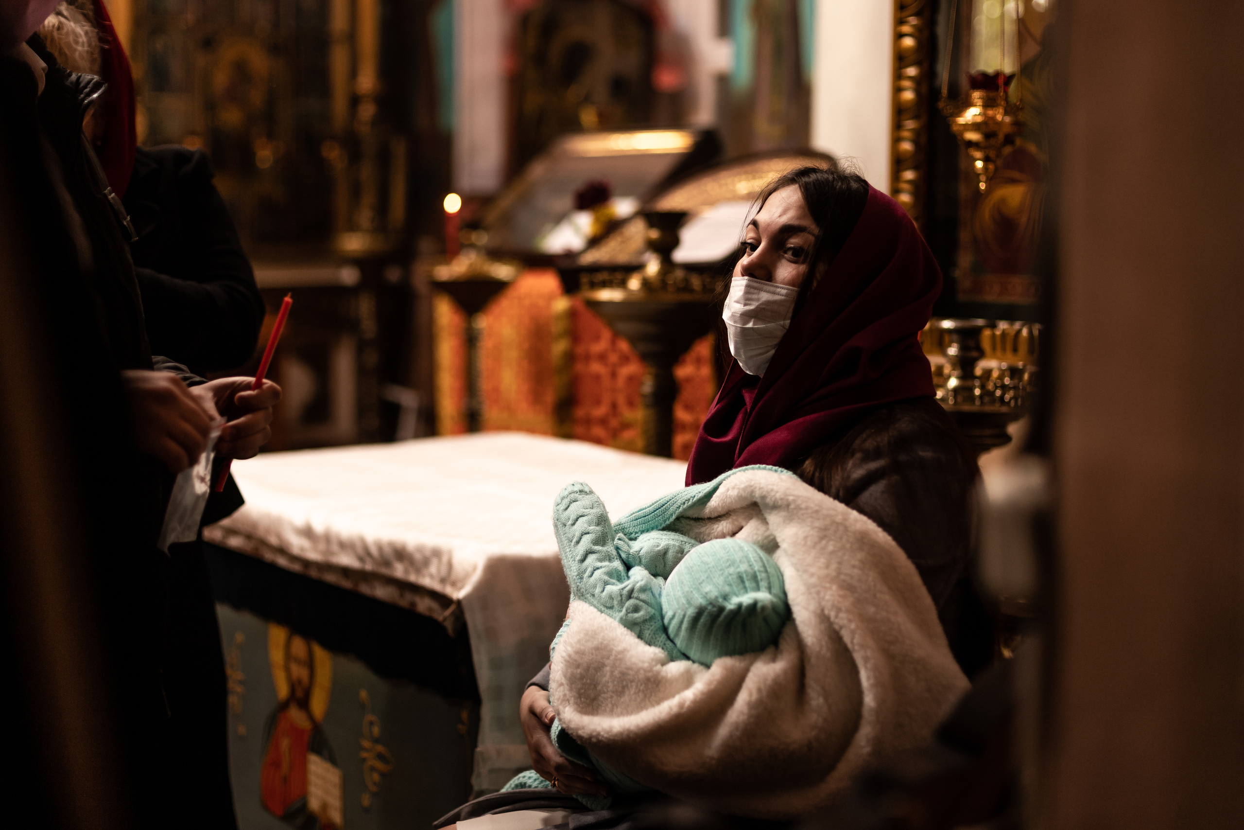 Съёмка таинство крещения. Свадебный фотограф в Москве