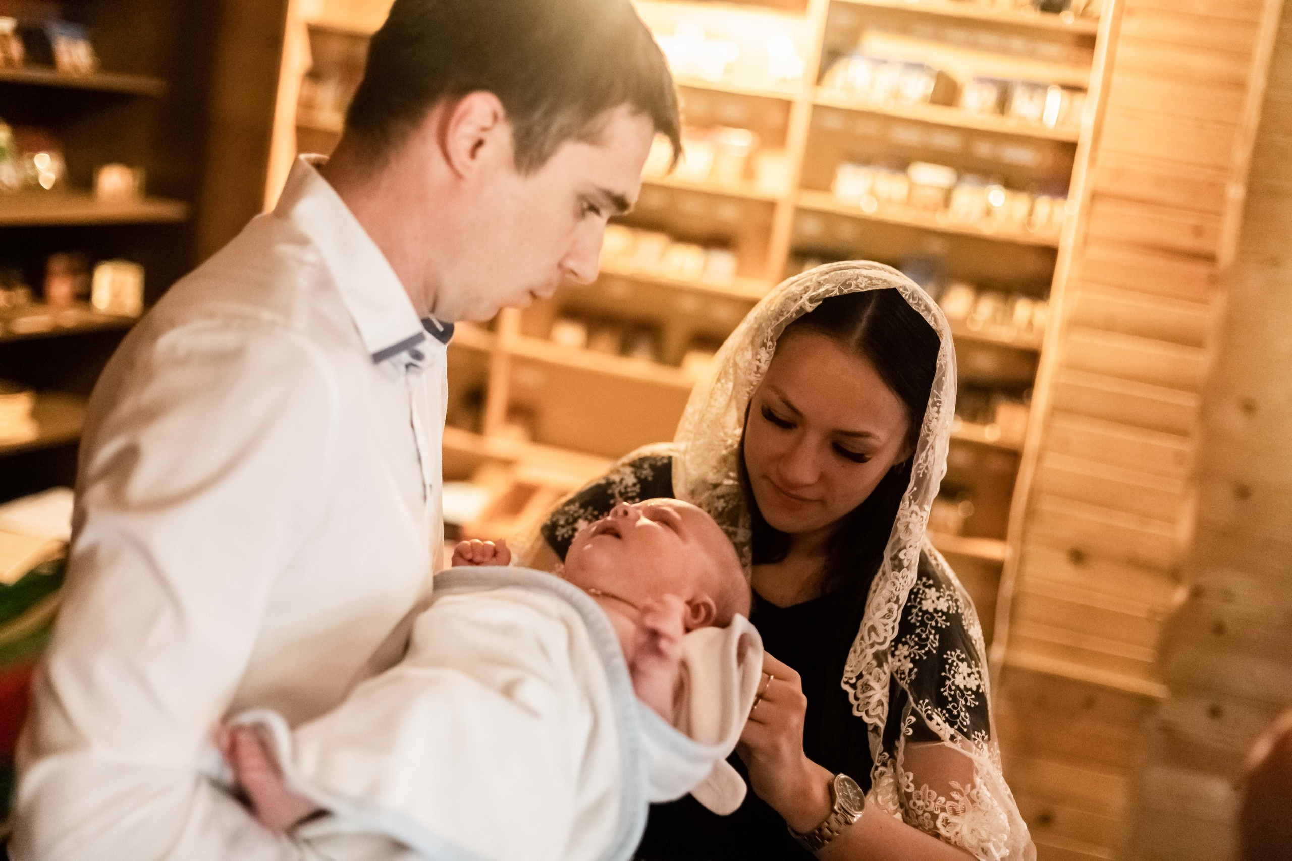 Съёмка таинство крещения. Свадебный фотограф в Москве