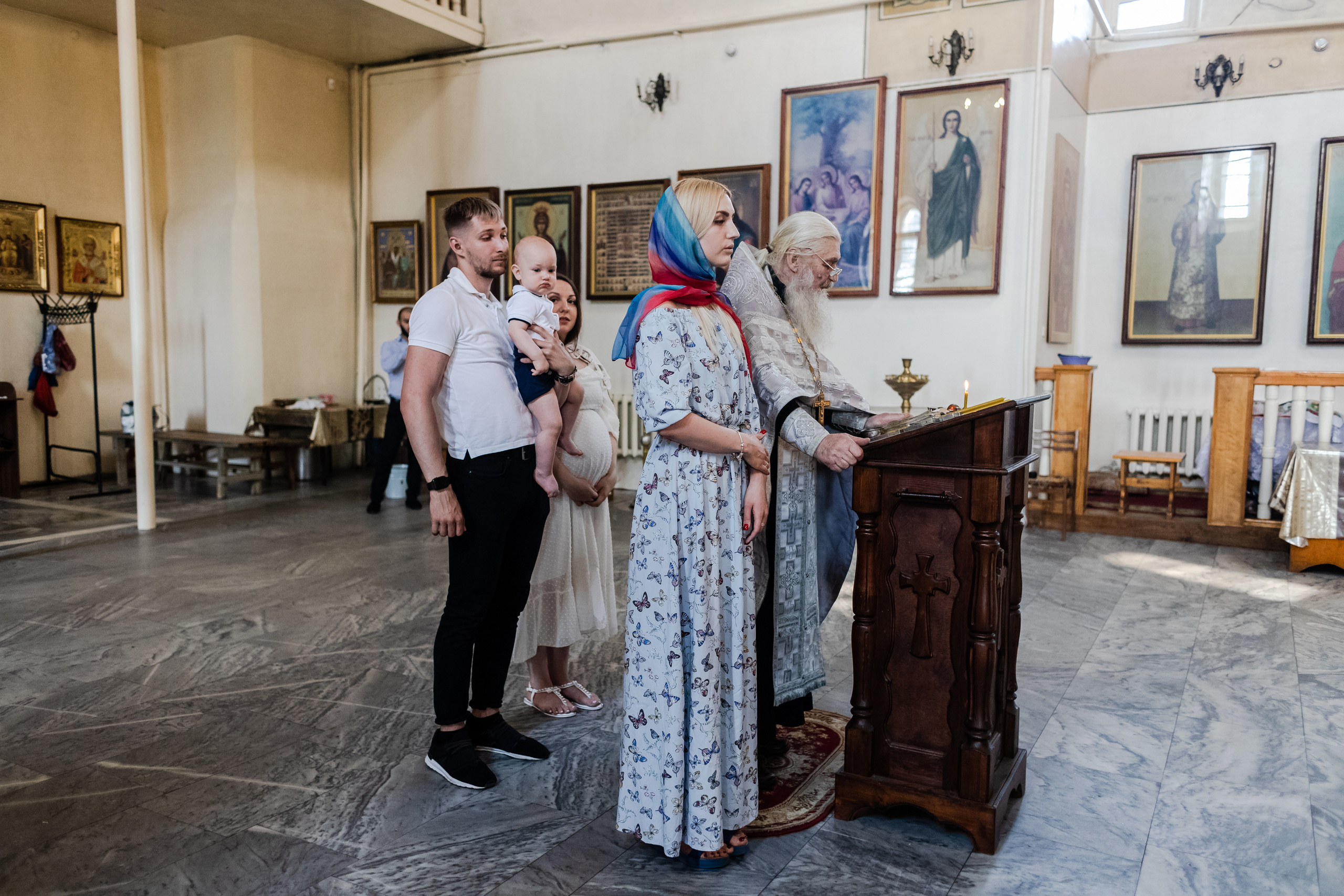 Съёмка таинство крещения. Свадебный фотограф в Москве