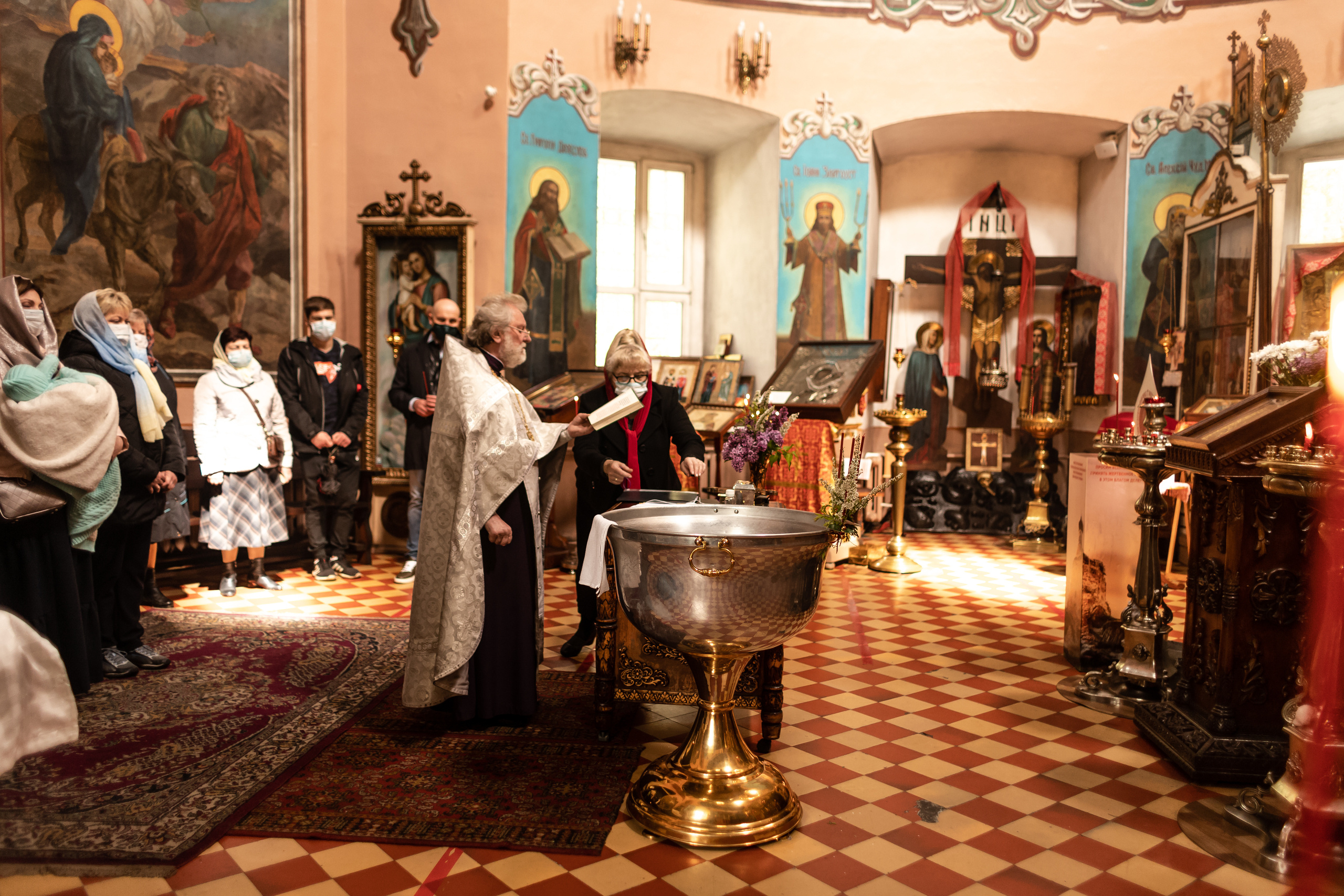 Съёмка таинство крещения. Свадебный фотограф в Москве