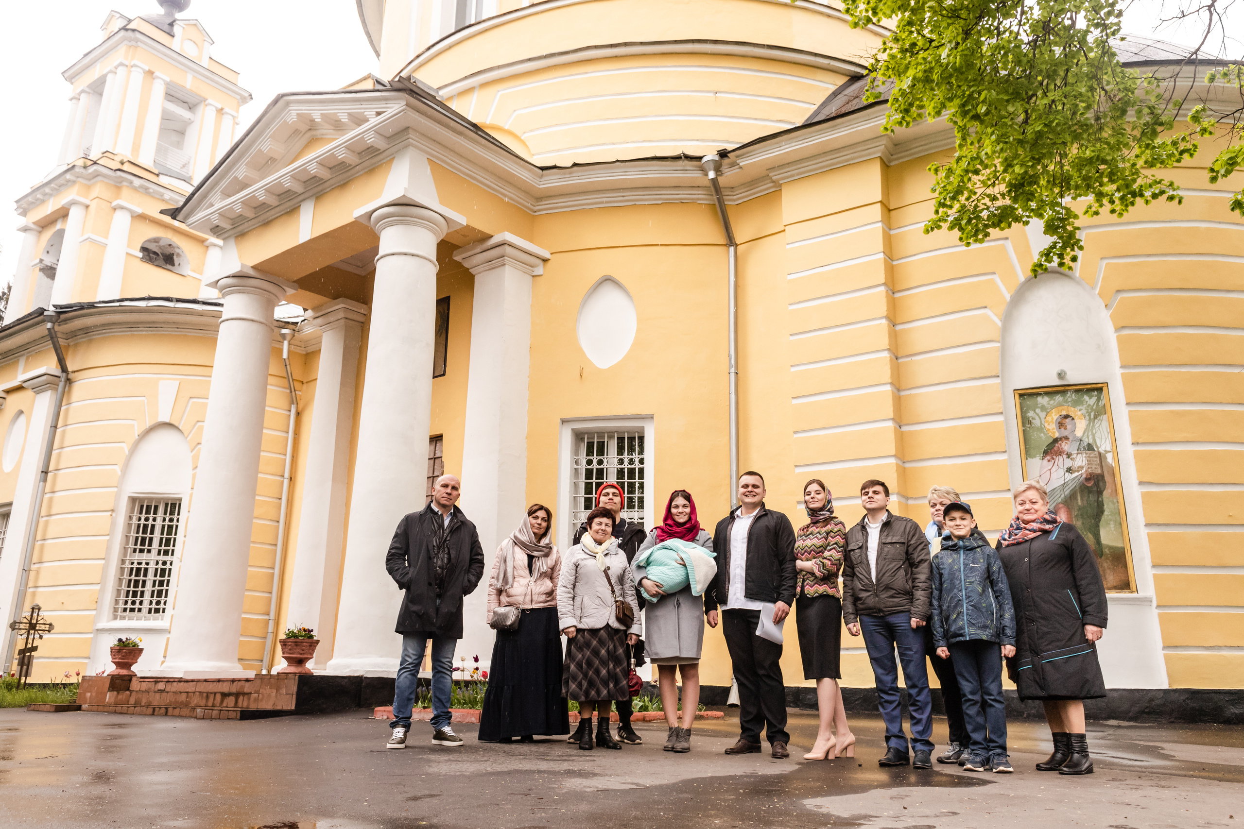 Съёмка таинство крещения. Свадебный фотограф в Москве