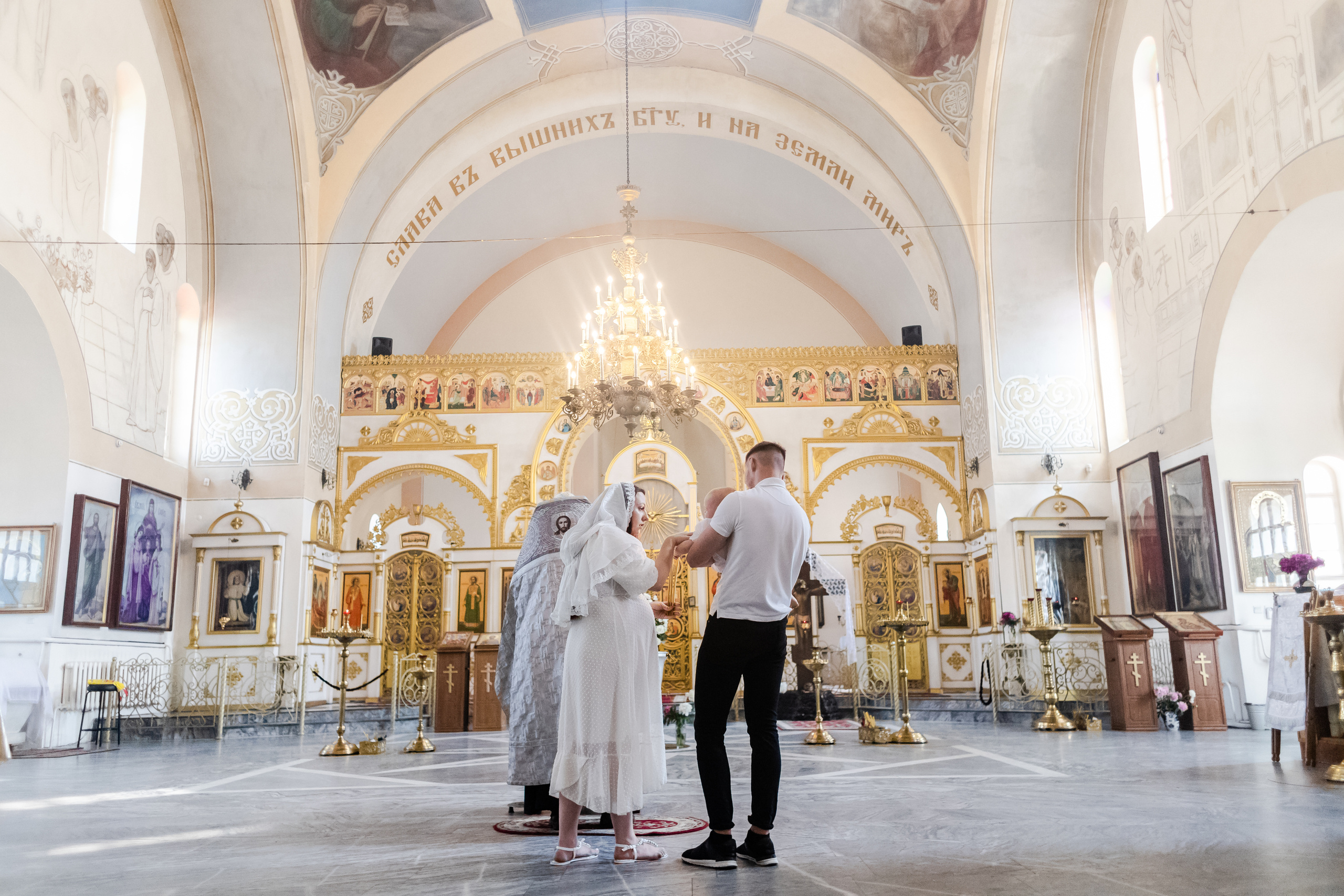 Съёмка таинство крещения. Свадебный фотограф в Москве