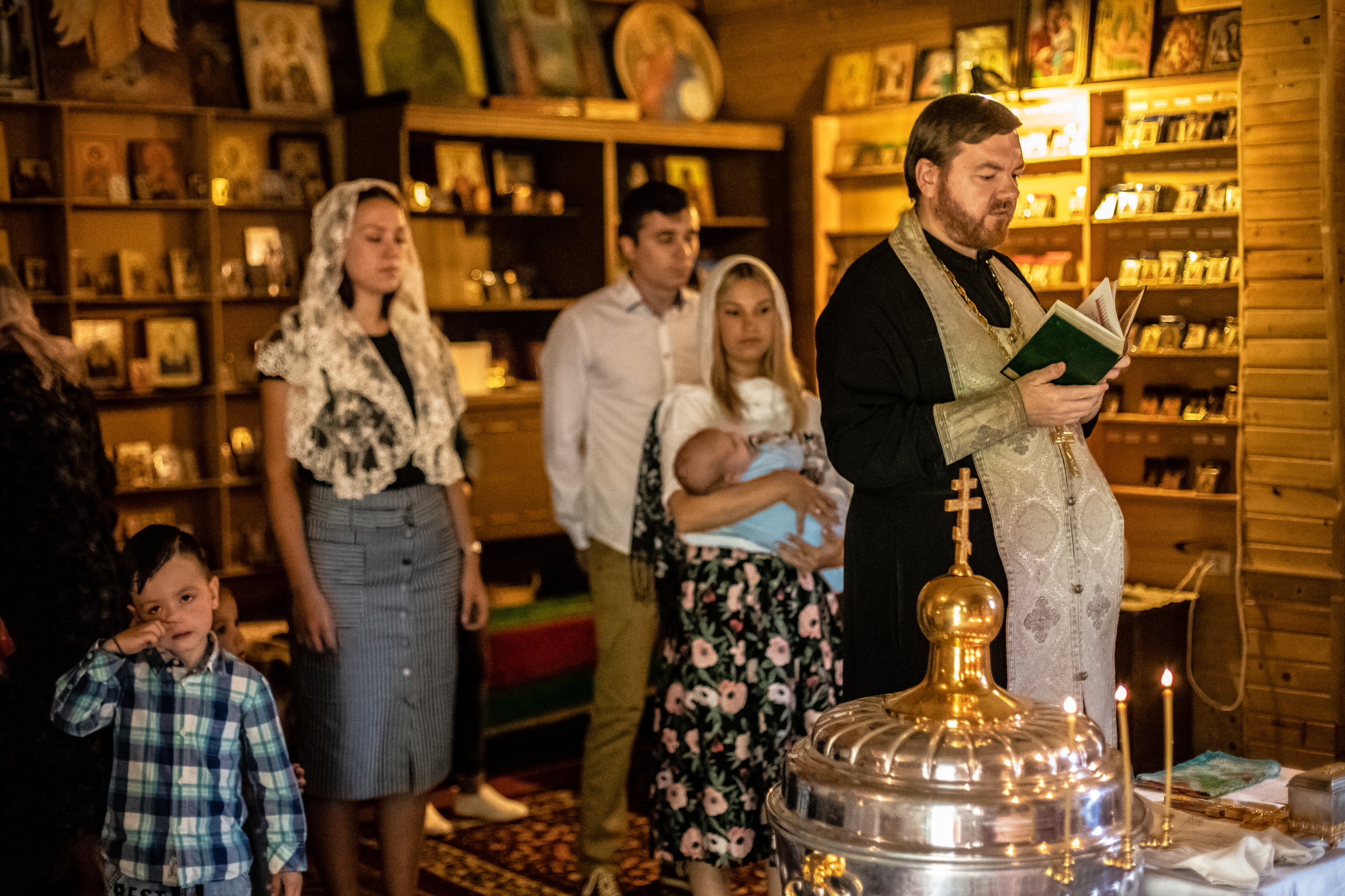 Съёмка таинство крещения. Свадебный фотограф в Москве