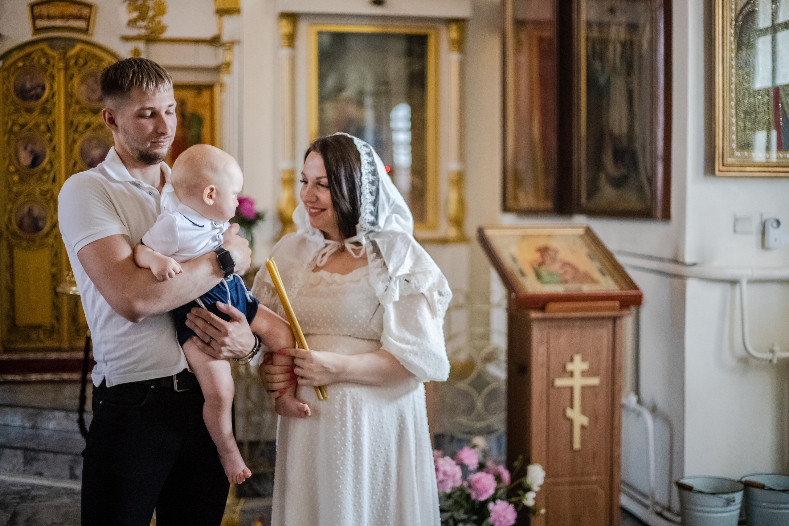 Съёмка таинство крещения. Свадебный фотограф в Москве