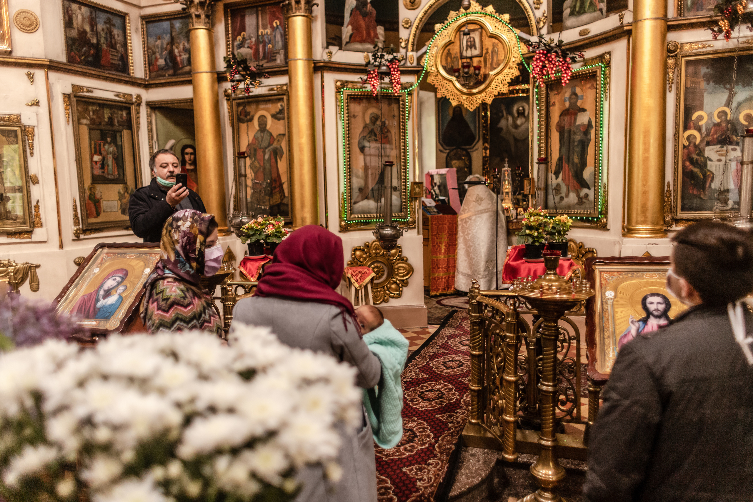 Съёмка таинство крещения. Свадебный фотограф в Москве