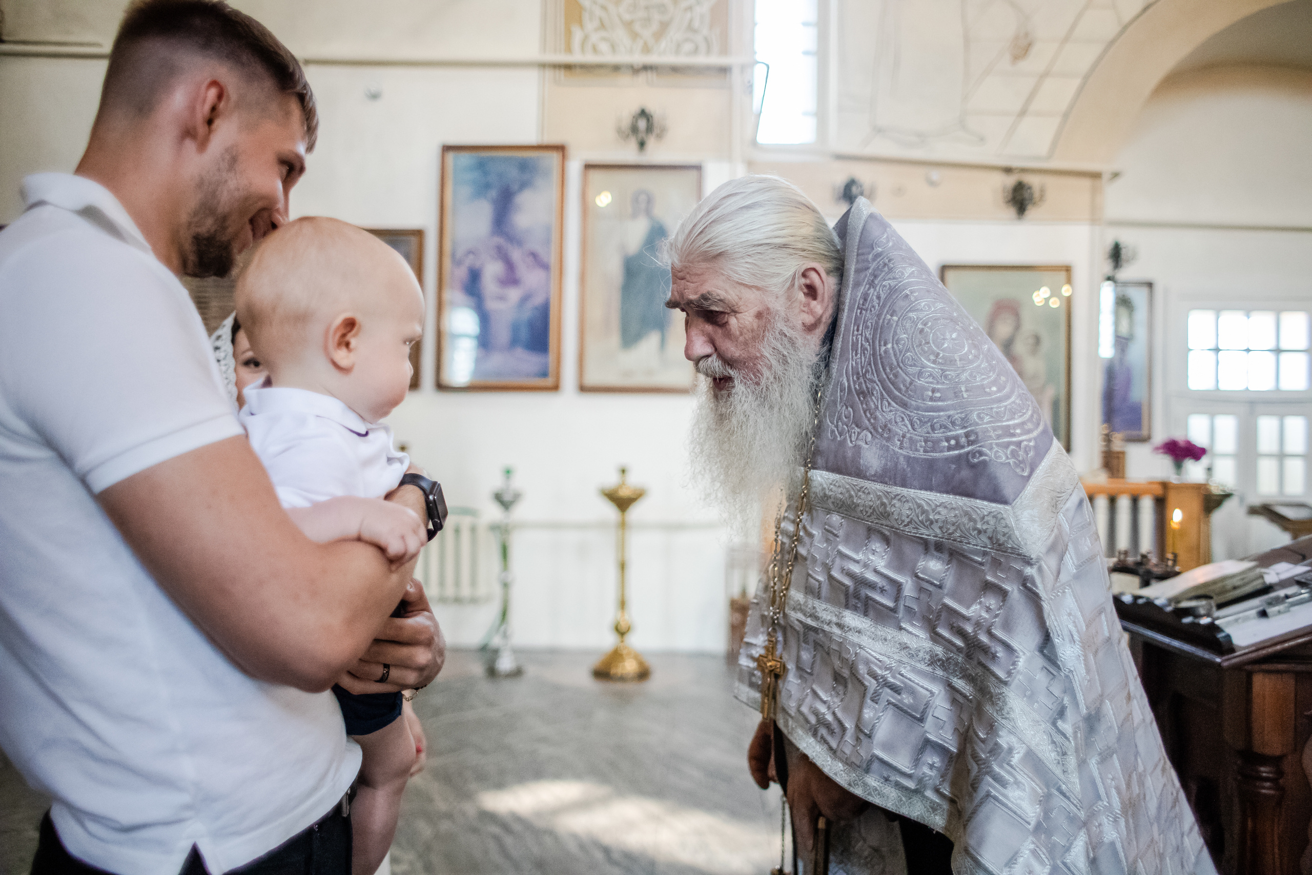 Съёмка таинство крещения. Свадебный фотограф в Москве