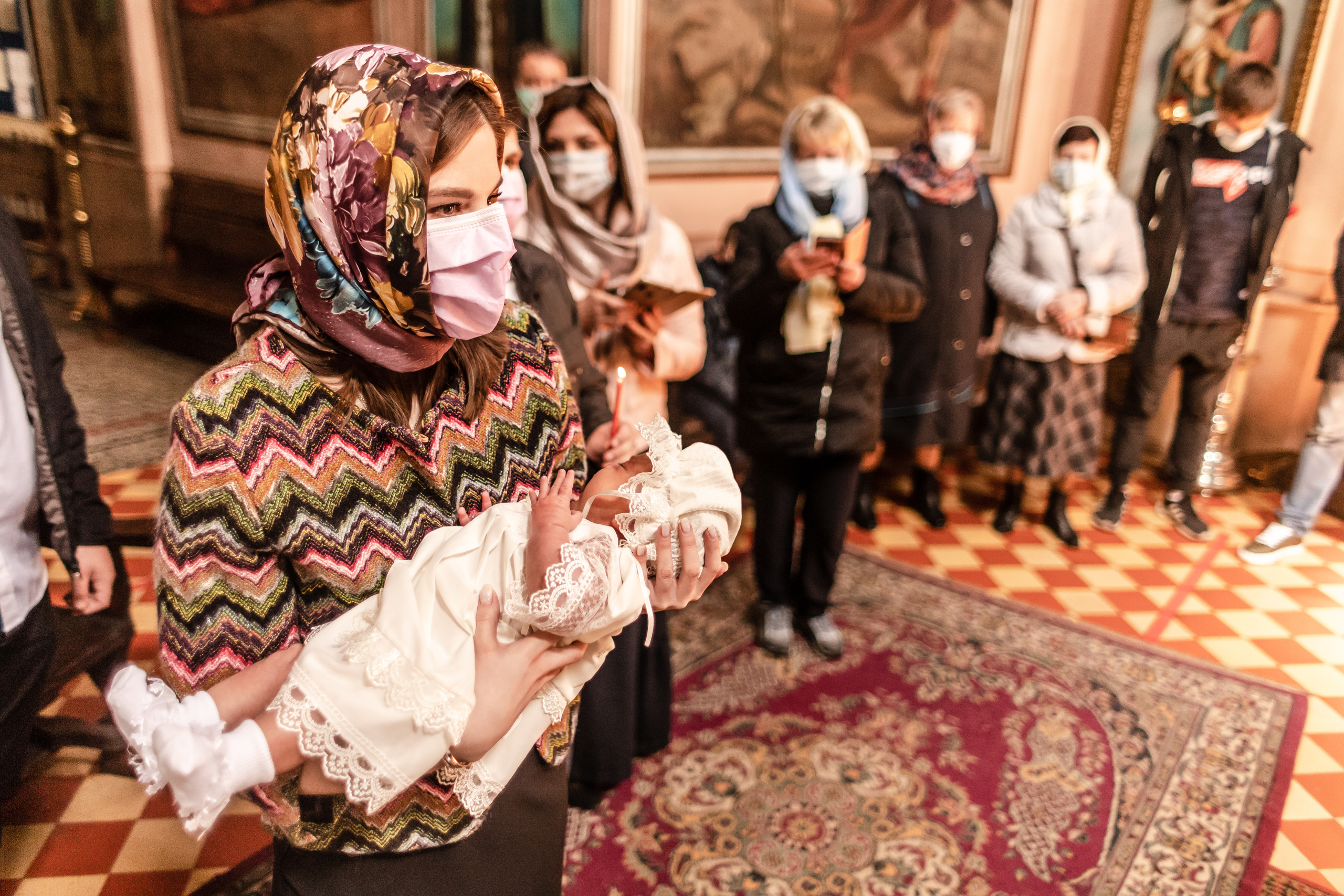 Съёмка таинство крещения. Свадебный фотограф в Москве