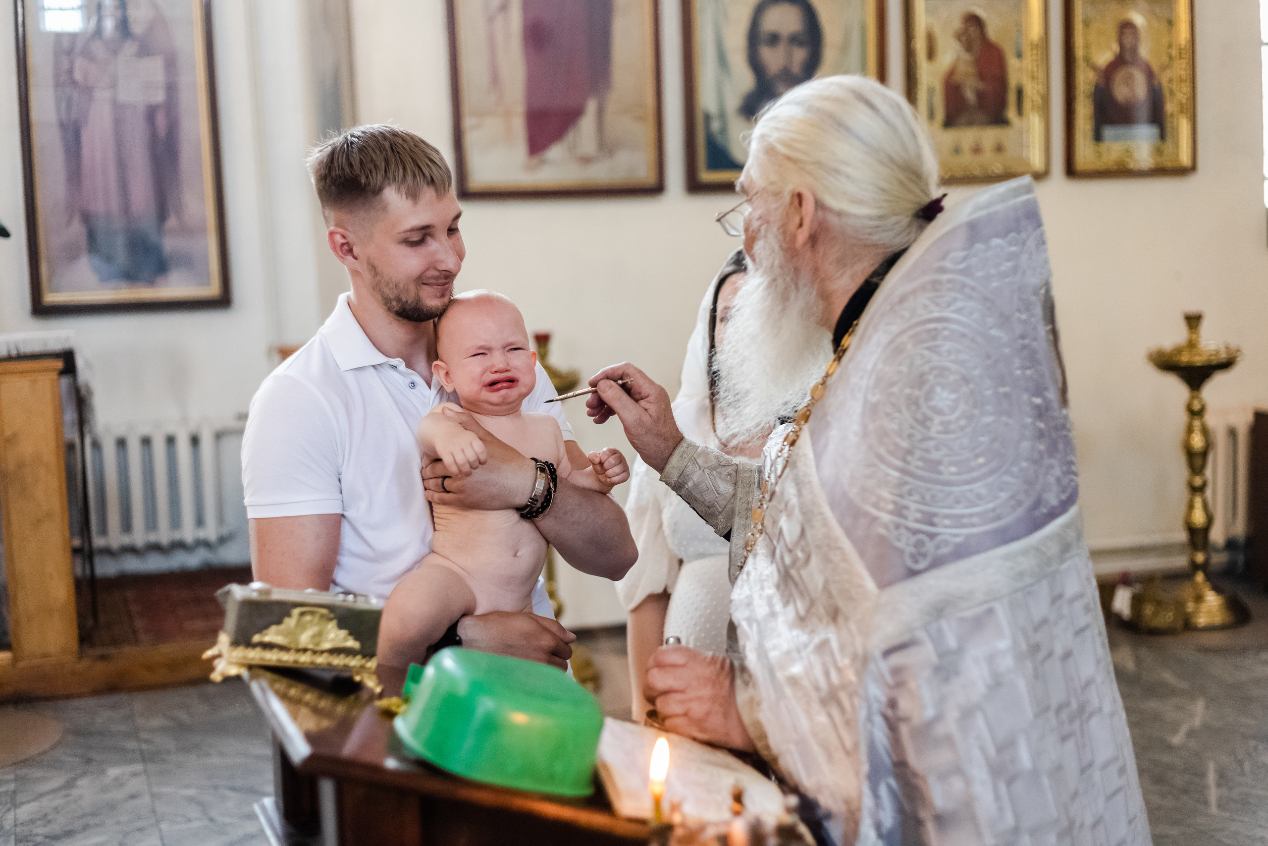 Съёмка таинство крещения. Свадебный фотограф в Москве