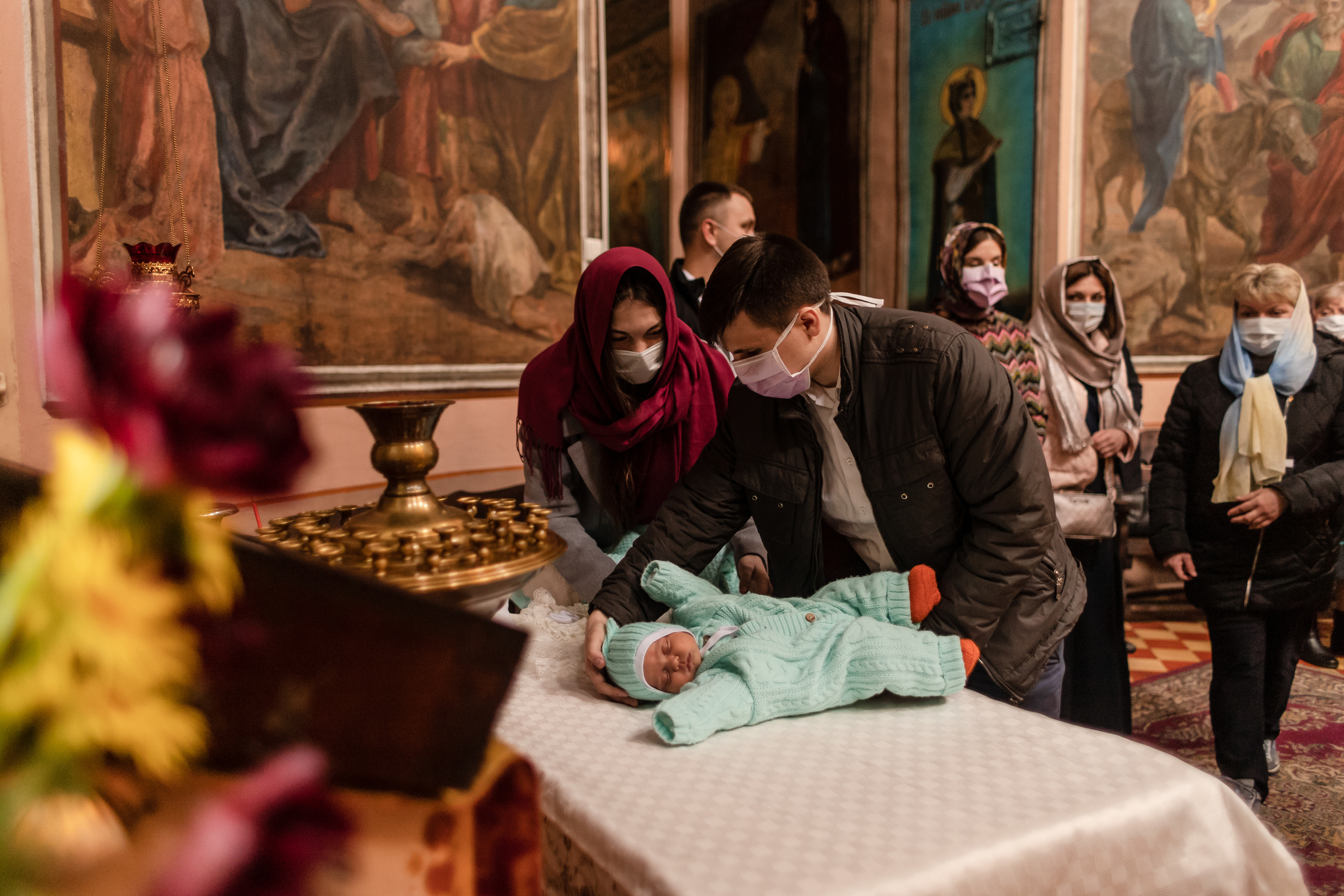 Съёмка таинство крещения. Свадебный фотограф в Москве