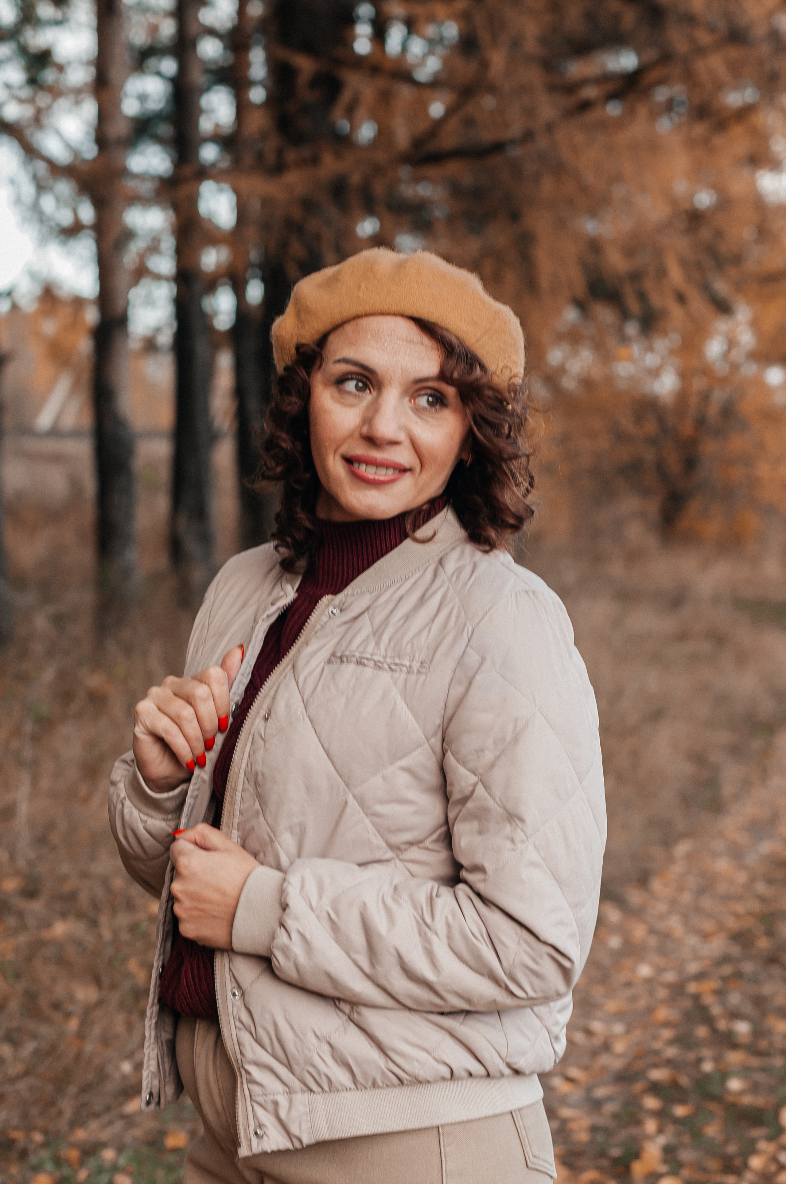 Прогулочная съёмка в золотой осени для Натальи. Свадебный и семейный фотограф г. Ярославль Савинская Анастасия