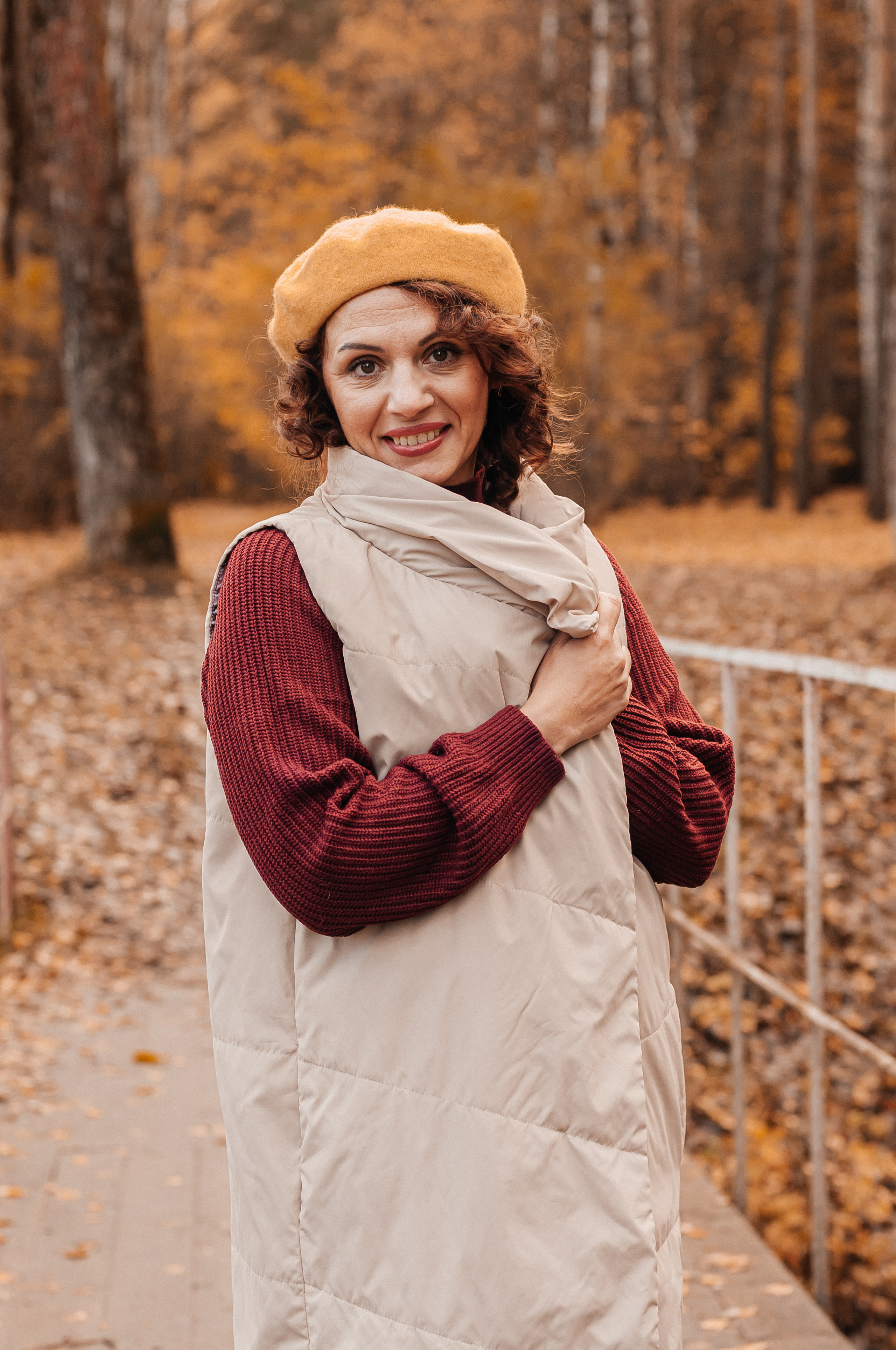 Прогулочная съёмка в золотой осени для Натальи. Свадебный и семейный фотограф г. Ярославль Савинская Анастасия