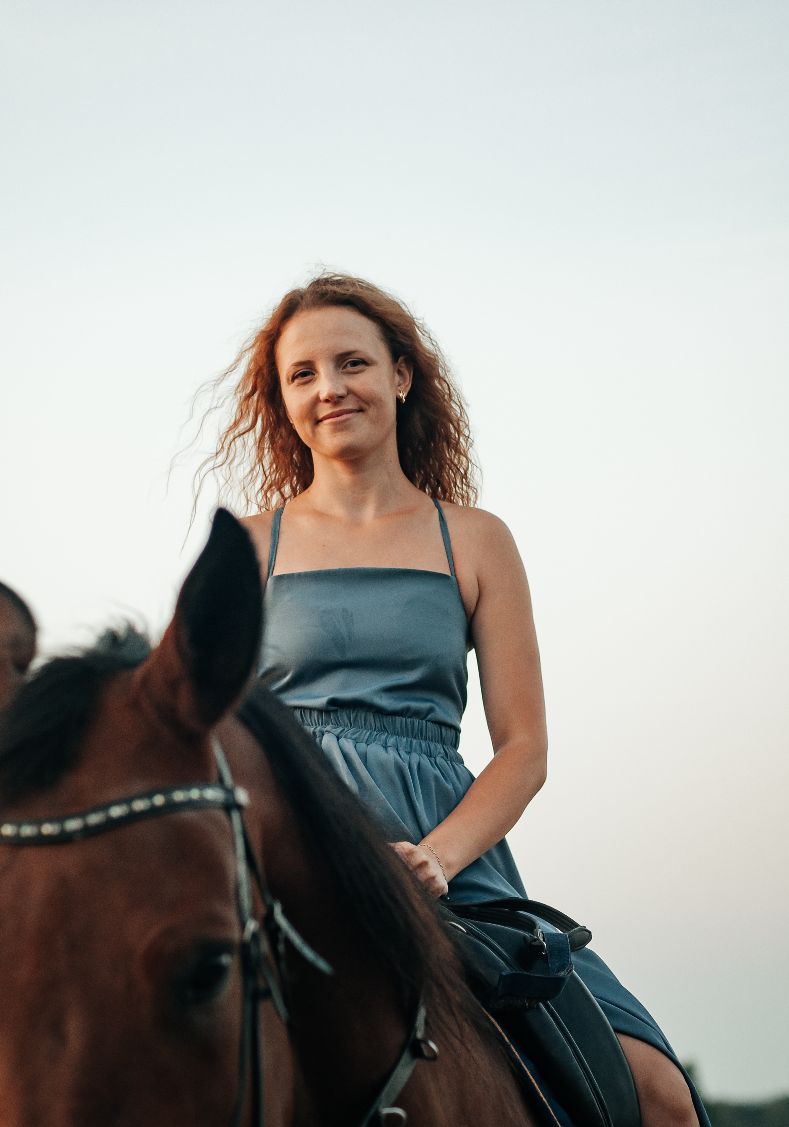 Съёмка с лошадью для Юлии, Андрея и Артёма. Свадебный и семейный фотограф г. Ярославль Савинская Анастасия