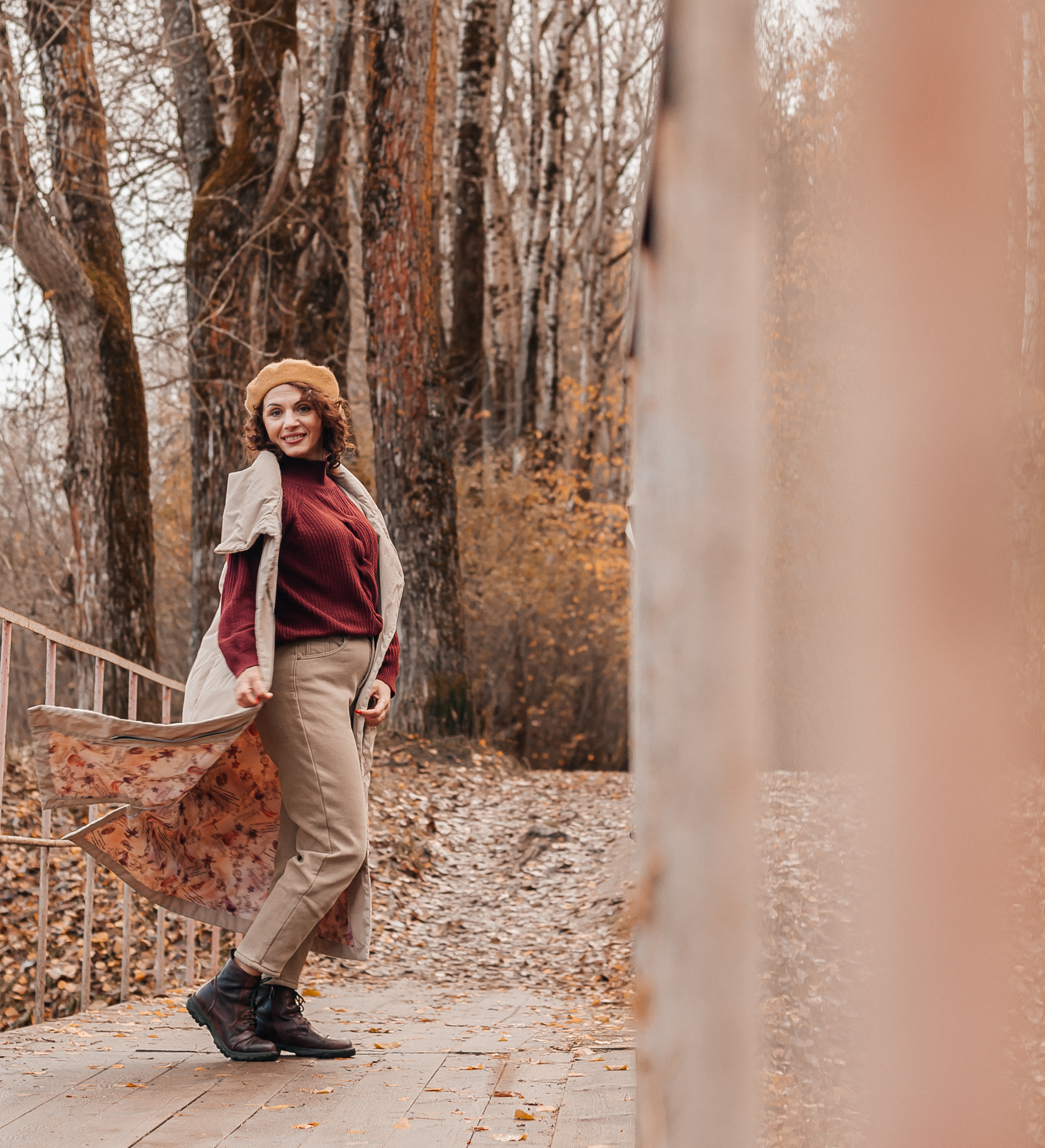 Прогулочная съёмка в золотой осени для Натальи. Свадебный и семейный фотограф г. Ярославль Савинская Анастасия