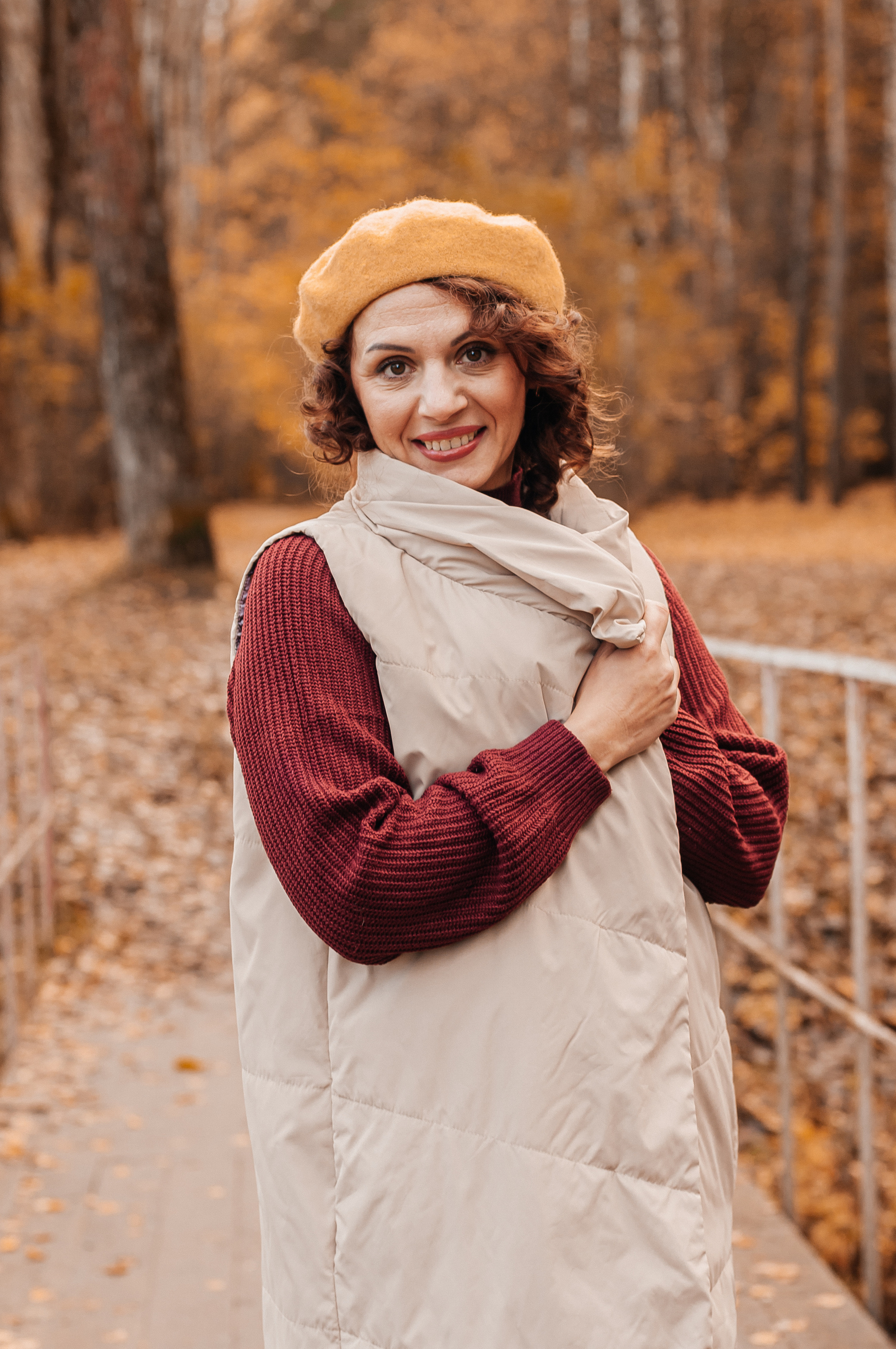 Прогулочная съёмка в золотой осени для Натальи. Свадебный и семейный фотограф г. Ярославль Савинская Анастасия