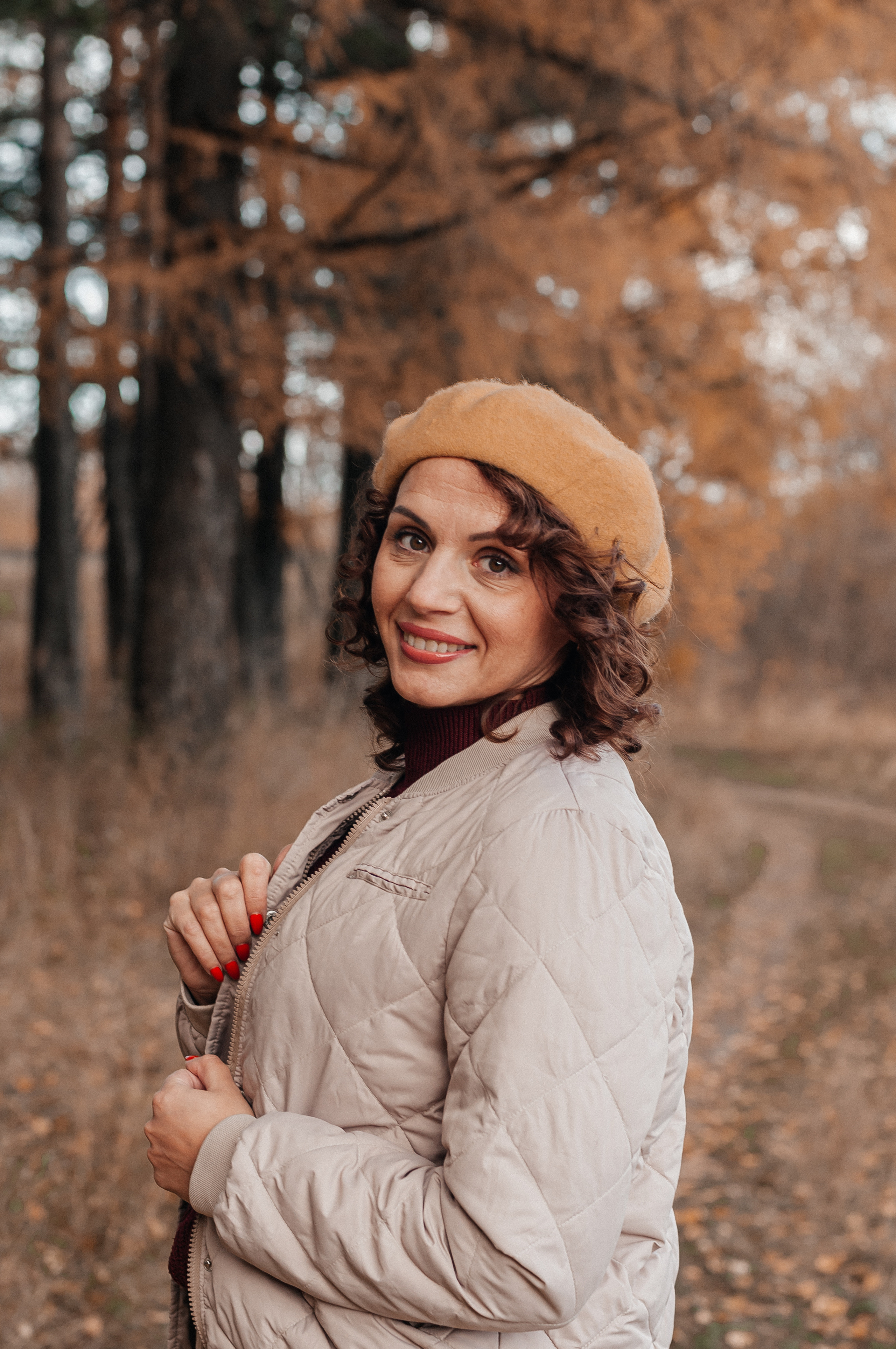 Прогулочная съёмка в золотой осени для Натальи. Свадебный и семейный фотограф г. Ярославль Савинская Анастасия