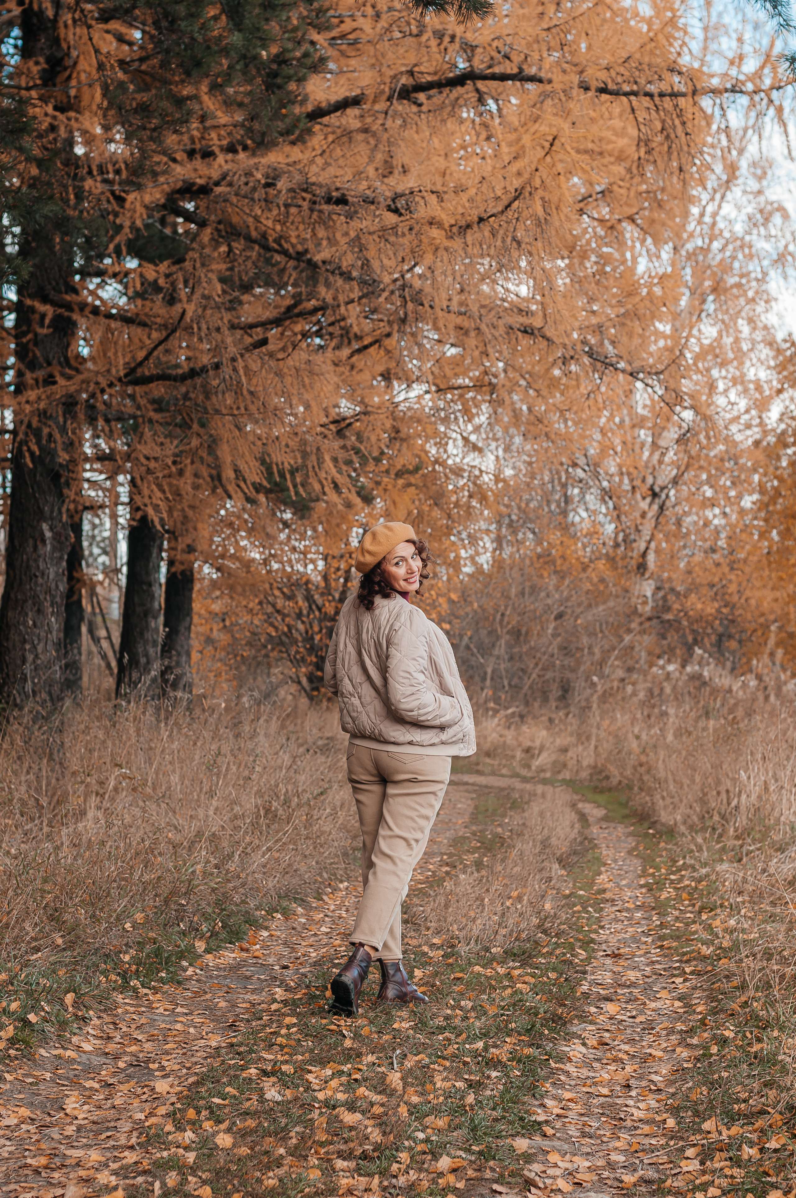 Прогулочная съёмка в золотой осени для Натальи. Свадебный и семейный фотограф г. Ярославль Савинская Анастасия