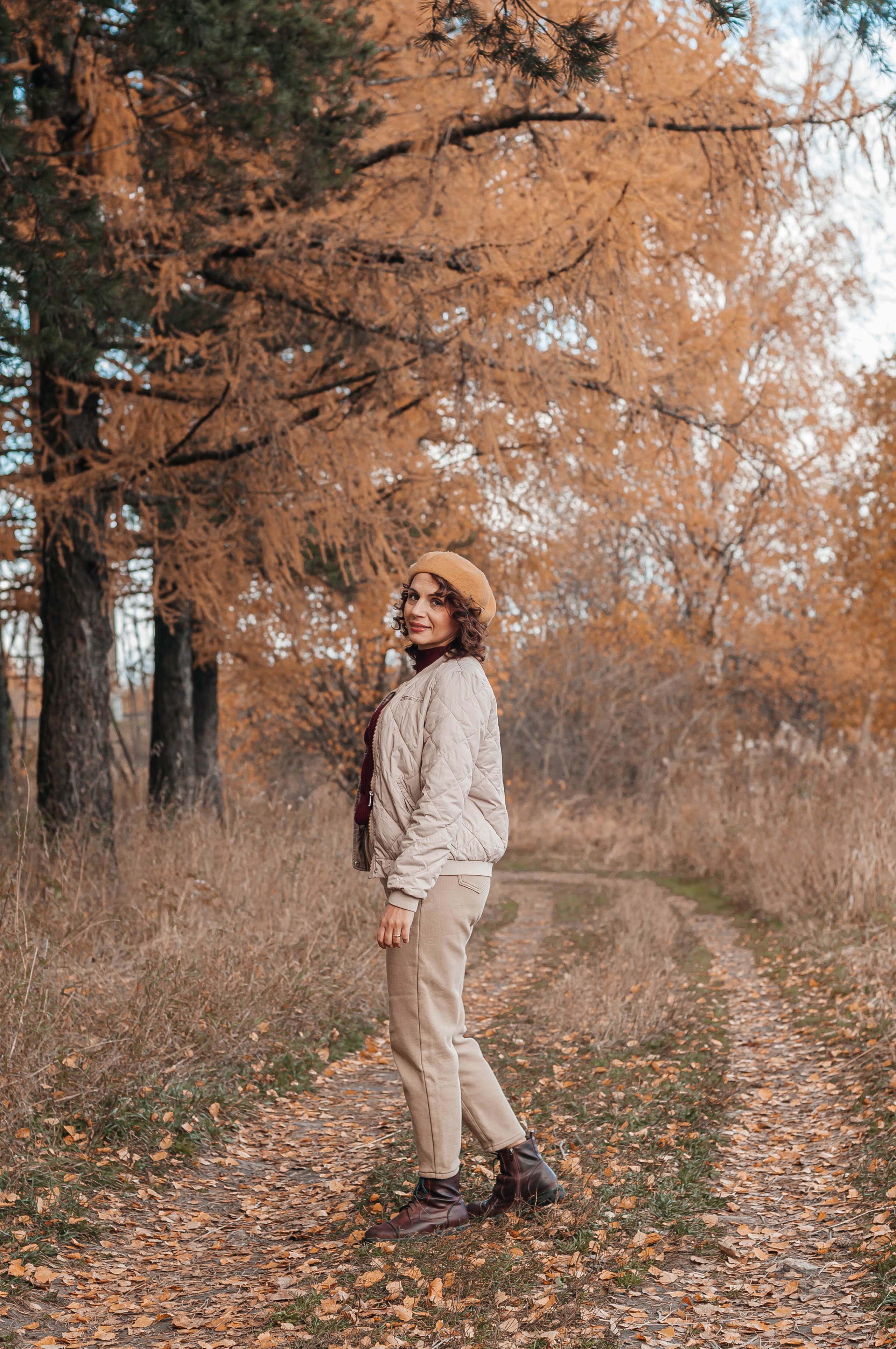 Прогулочная съёмка в золотой осени для Натальи. Свадебный и семейный фотограф г. Ярославль Савинская Анастасия