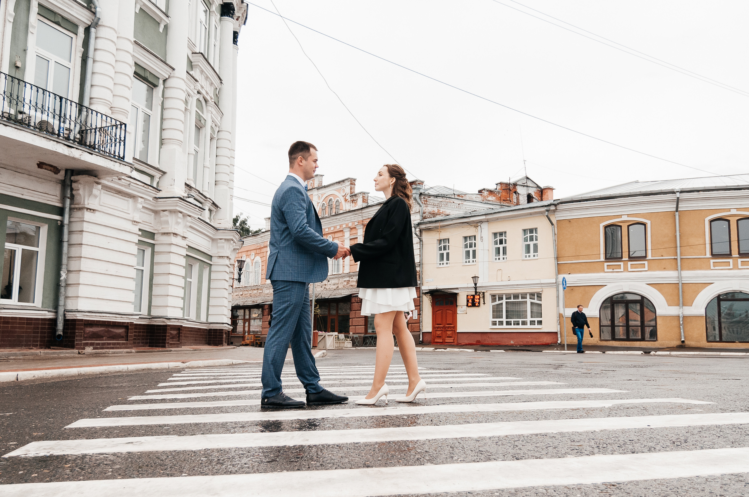 Свадебная съёмка в дождливую погоду для Марии и Дениса. Свадебный и семейный фотограф г. Ярославль Савинская Анастасия