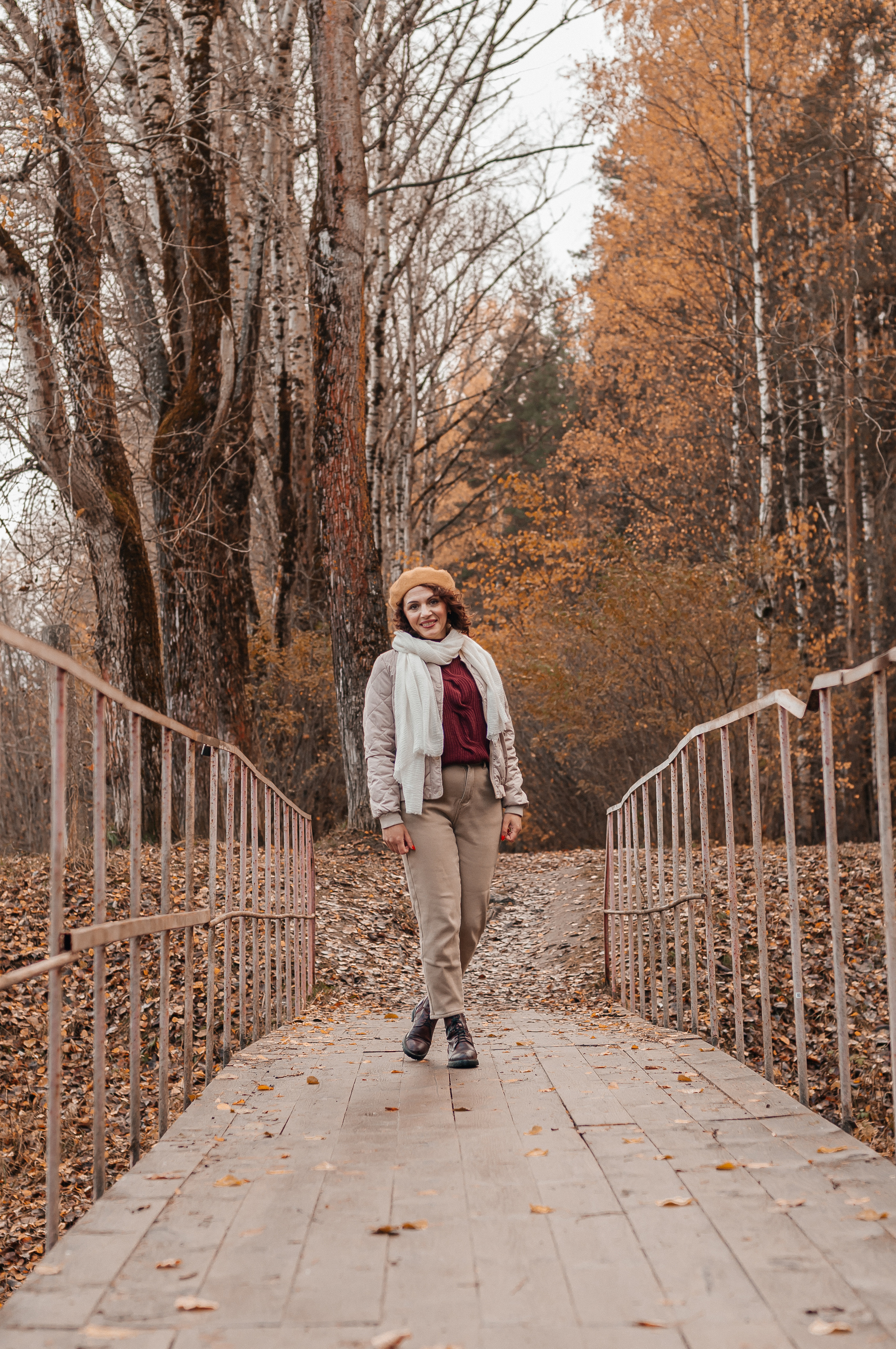 Прогулочная съёмка в золотой осени для Натальи. Свадебный и семейный фотограф г. Ярославль Савинская Анастасия